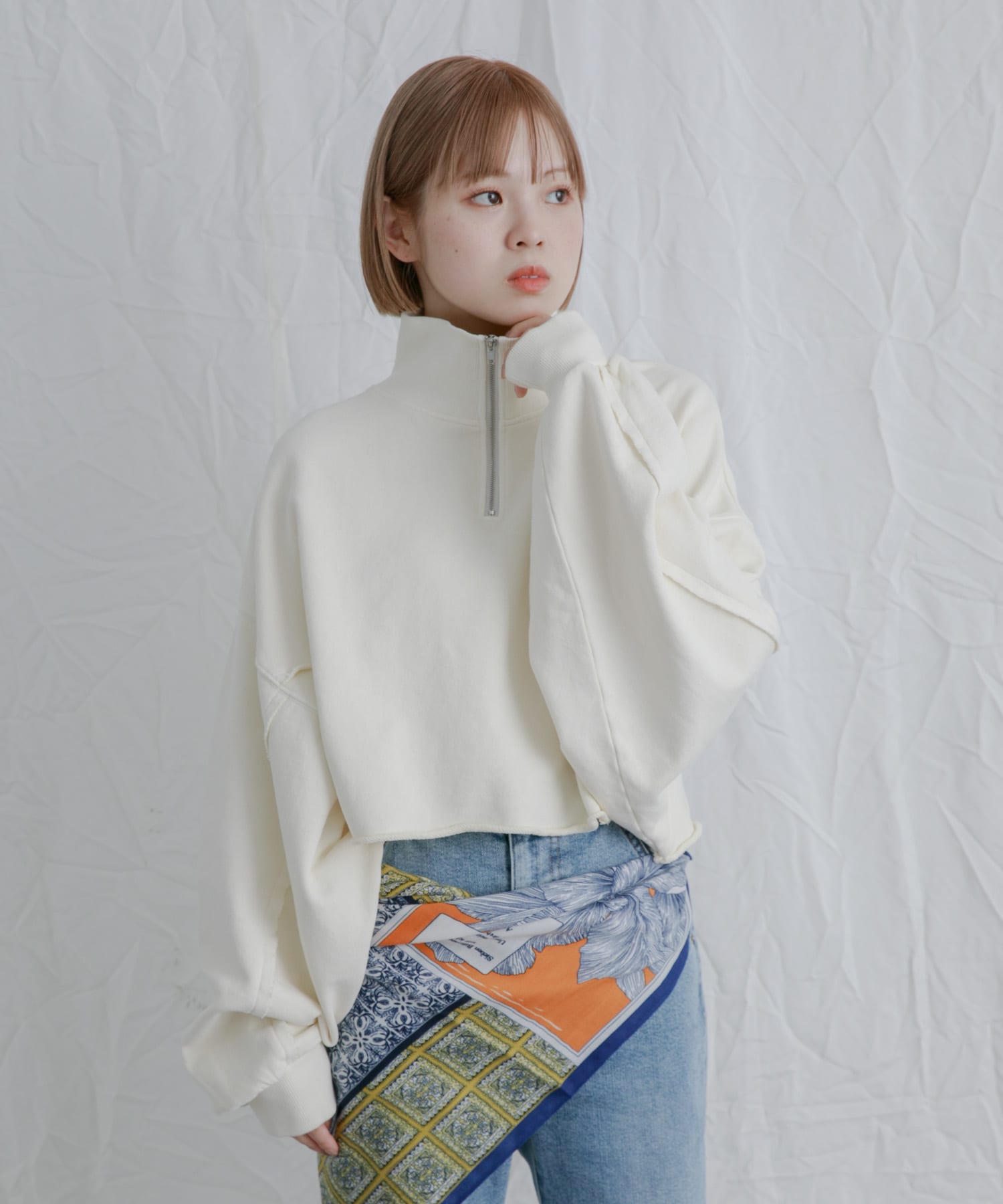 身長：153cm サイズ：one