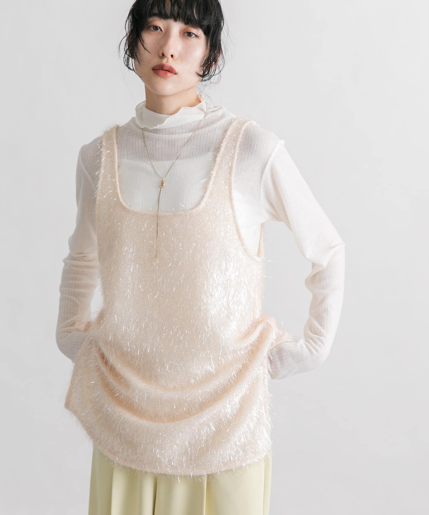 身長：160cm サイズ：one