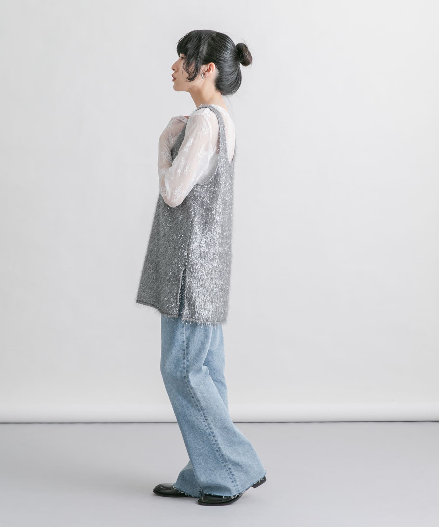 身長：160cm サイズ：one