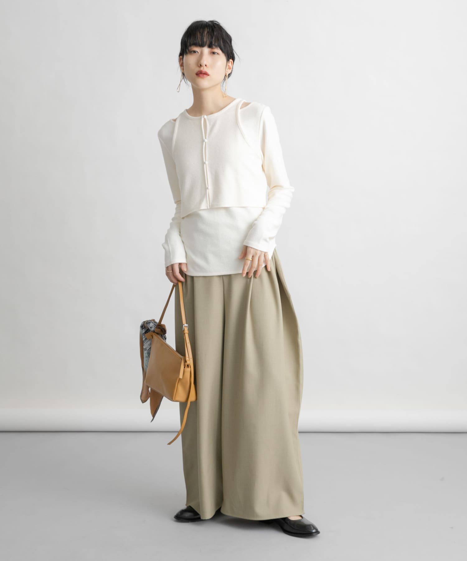 身長：160cm サイズ：one