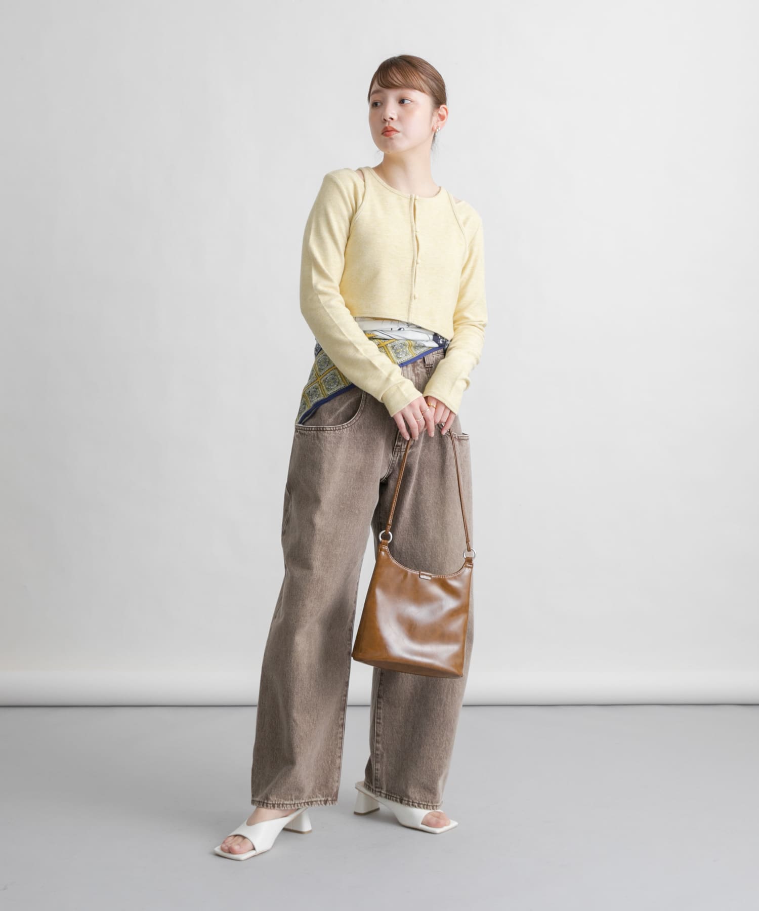 身長：160cm サイズ：one