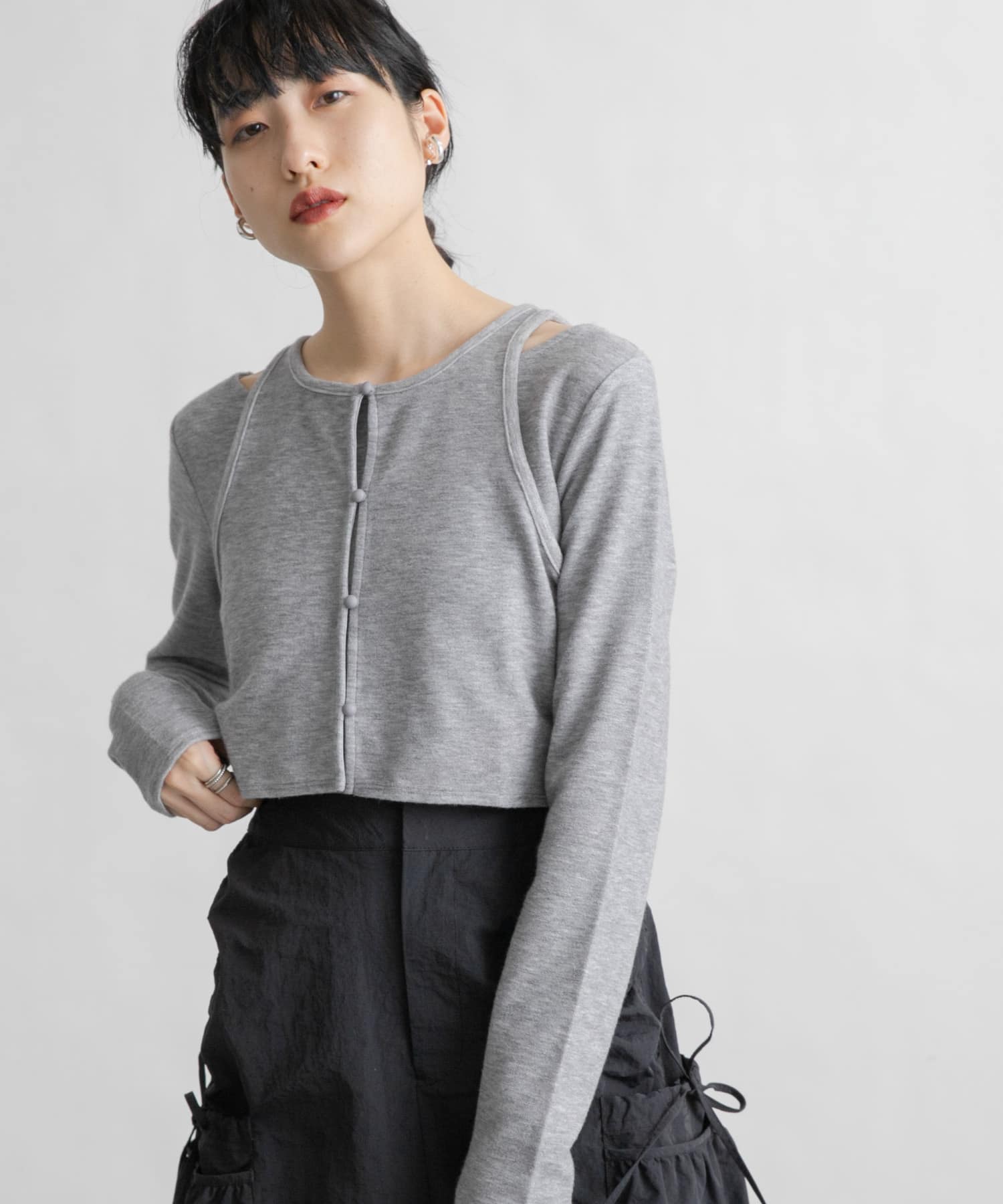 身長：160cm サイズ：one