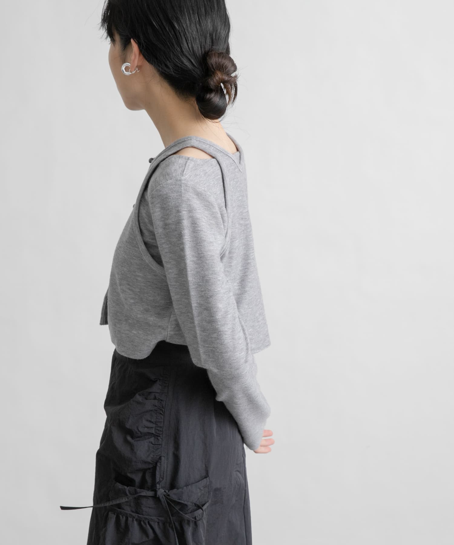 身長：160cm サイズ：one