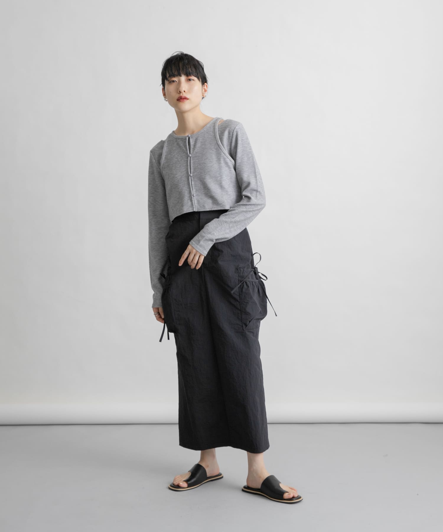 身長：160cm サイズ：one