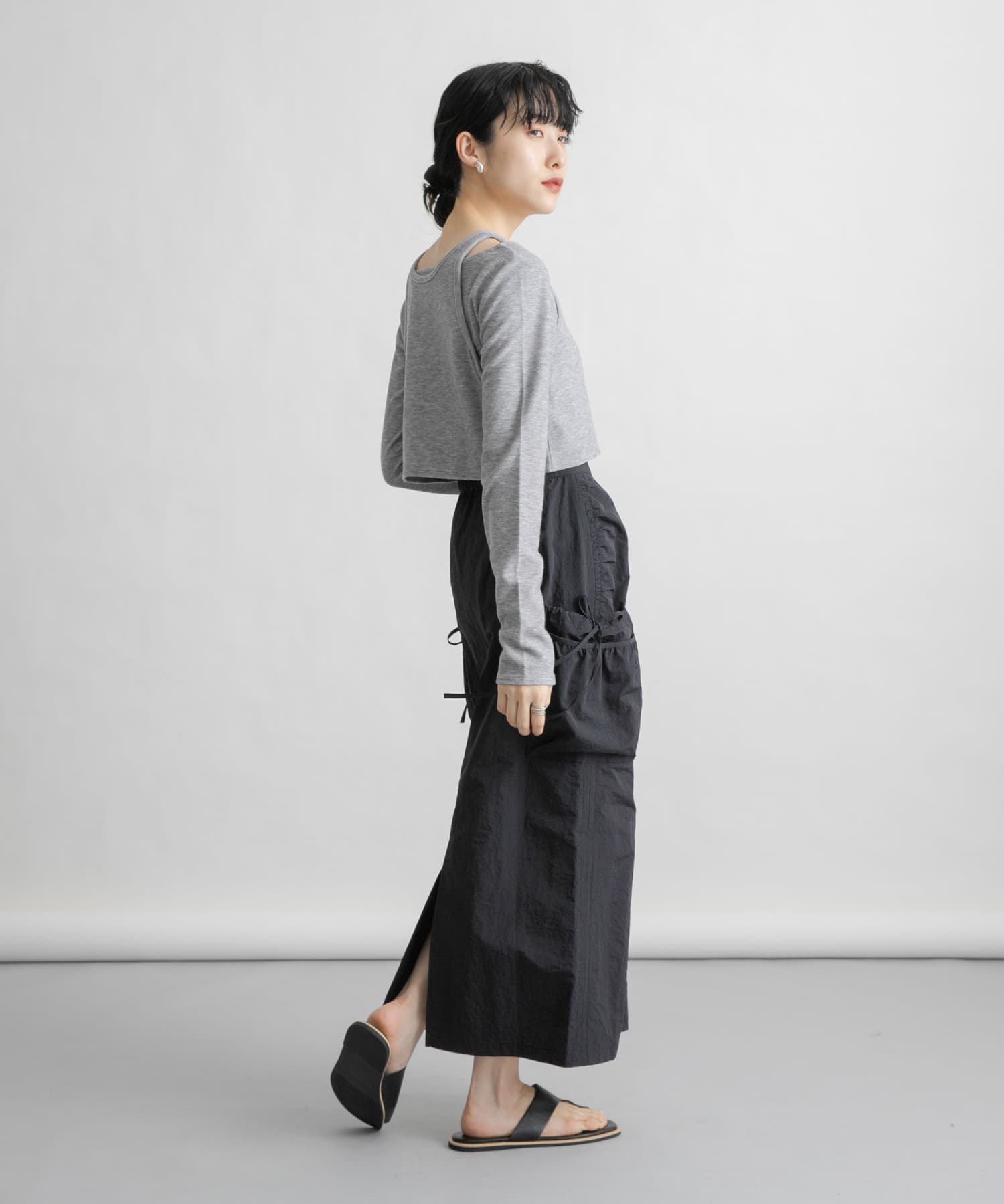 身長：160cm サイズ：one