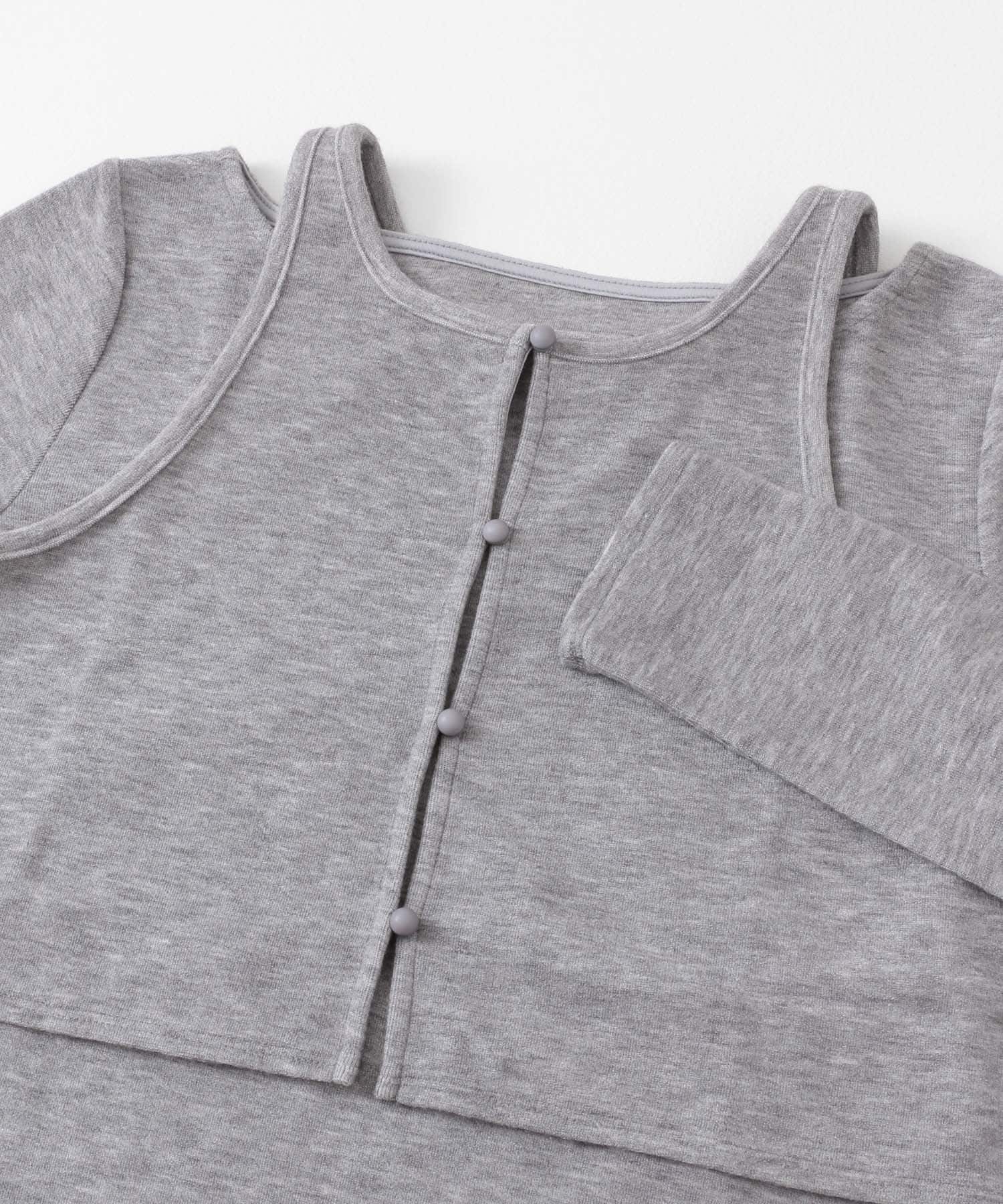 ベストSETロンTEE GRAY one