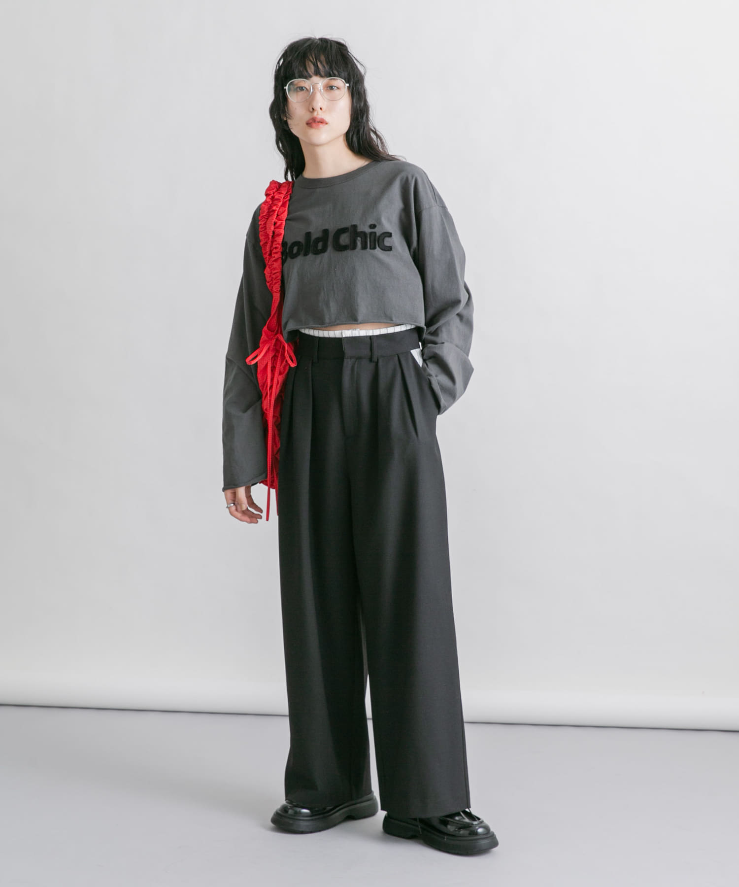 身長：160cm サイズ：one