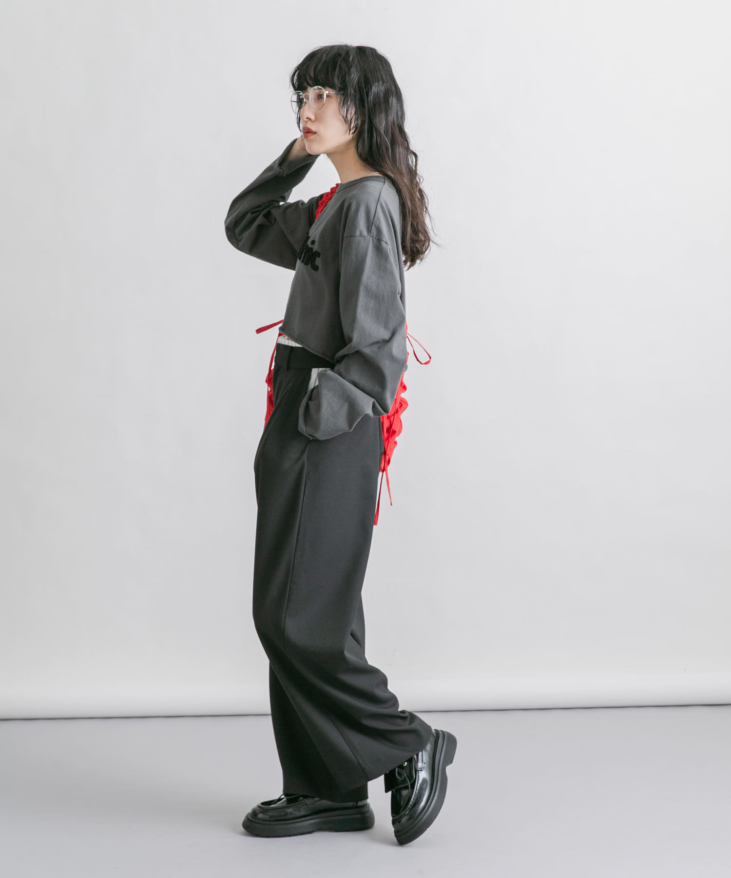 身長：160cm サイズ：one