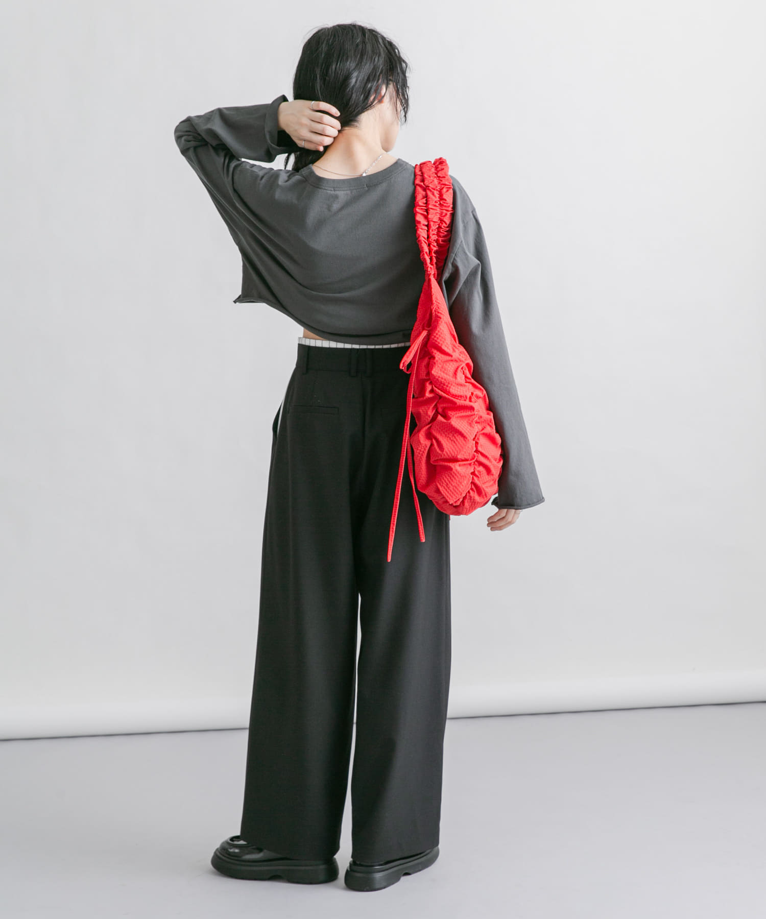 身長：160cm サイズ：one