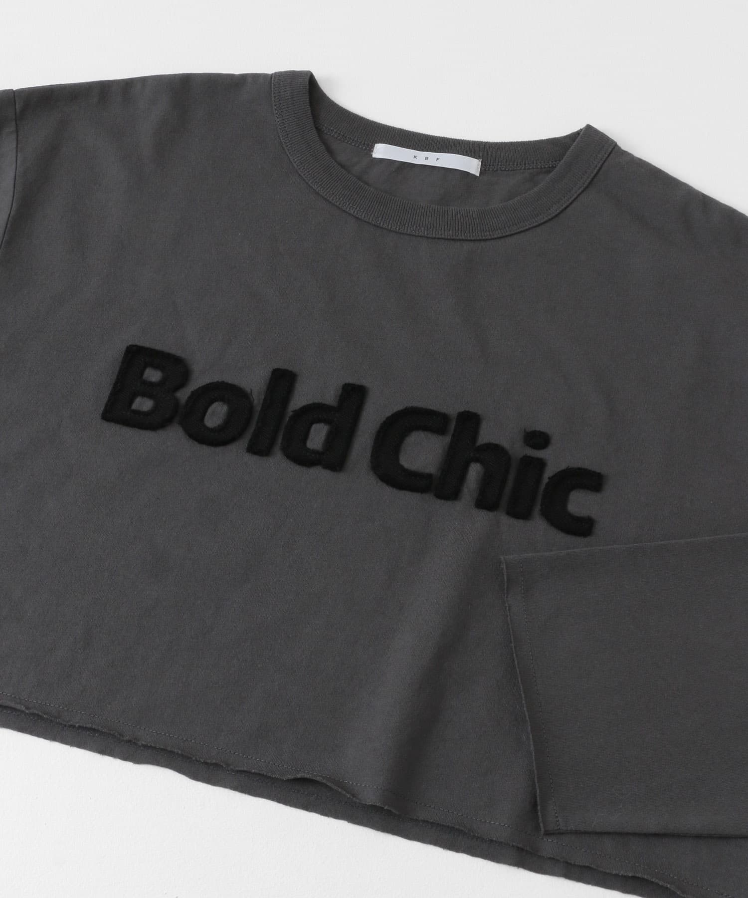 パッチワークロゴTEE CHARCOAL one