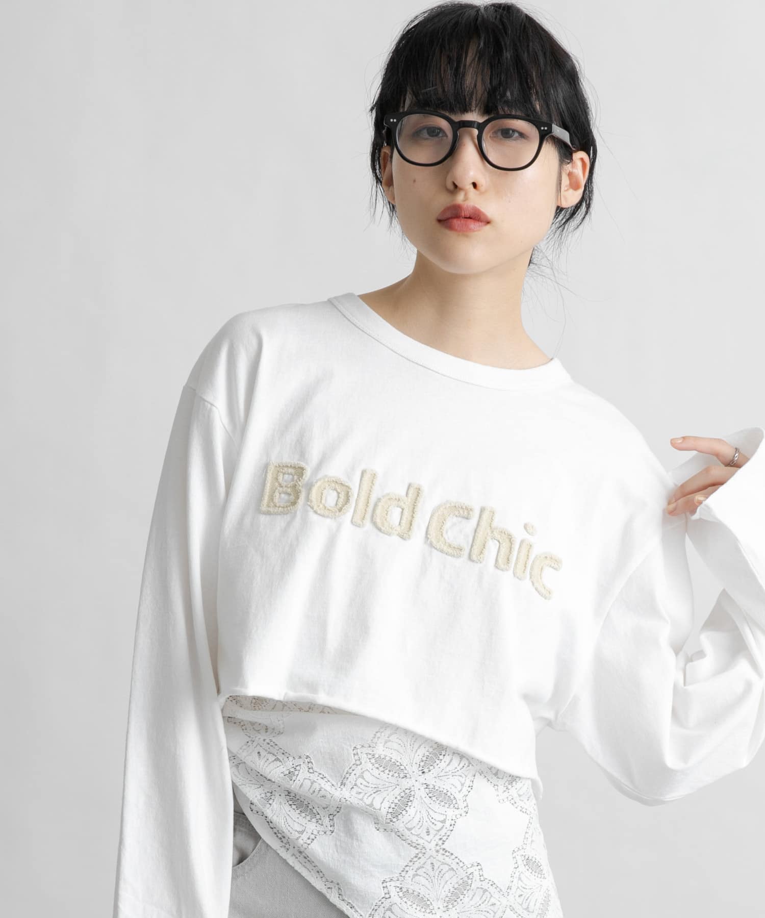 身長：160cm サイズ：one