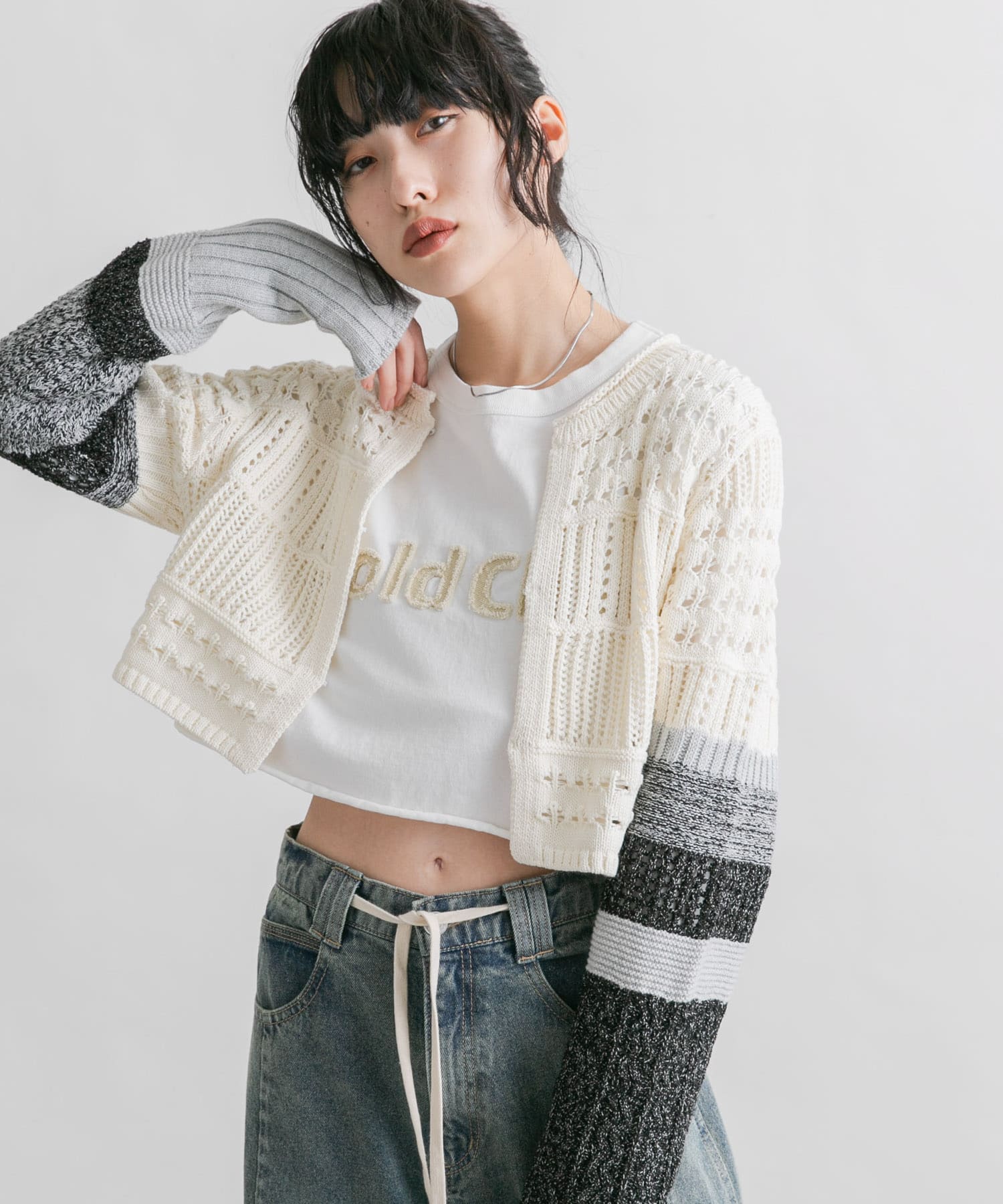 身長：160cm サイズ：one