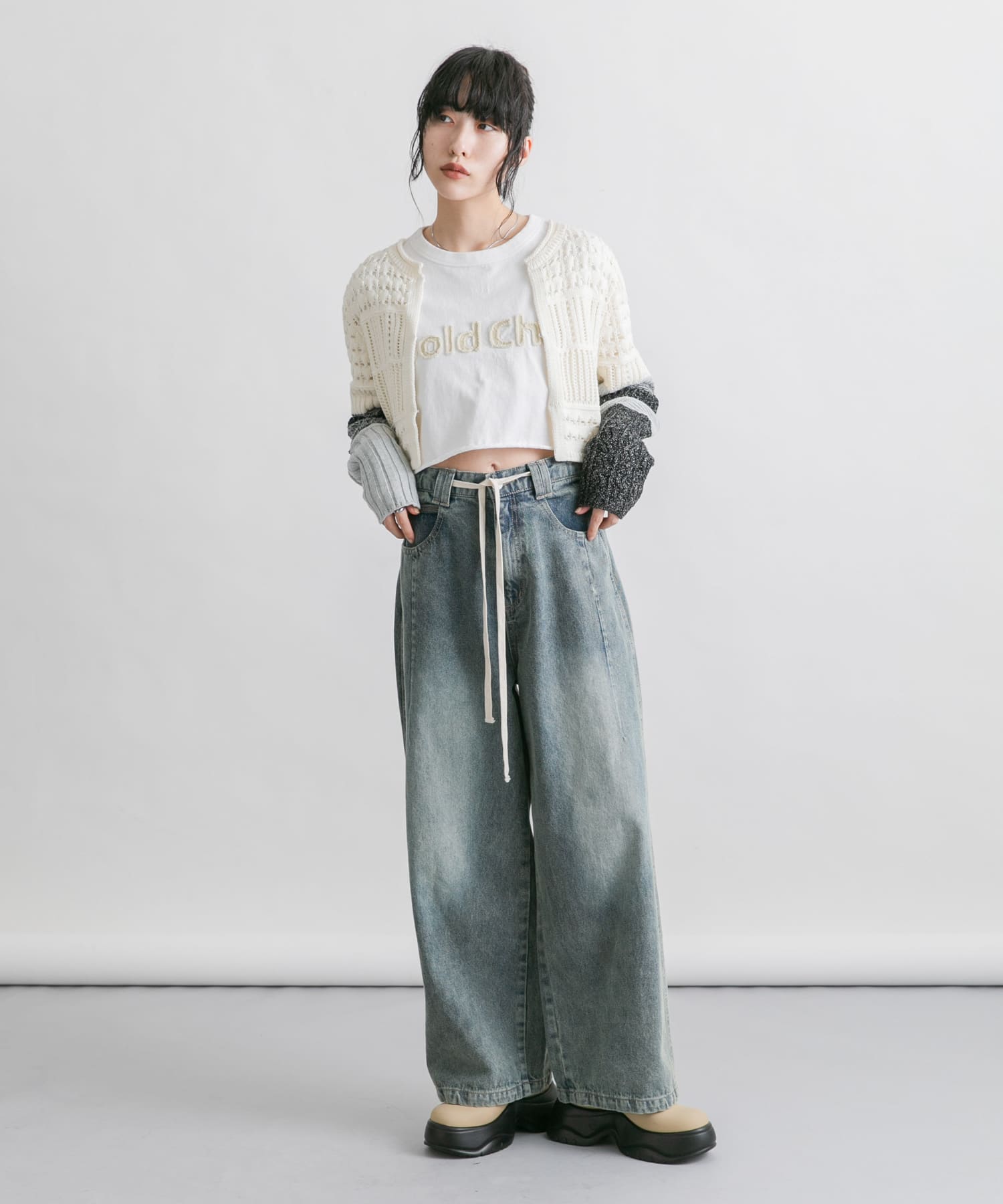 身長：160cm サイズ：one
