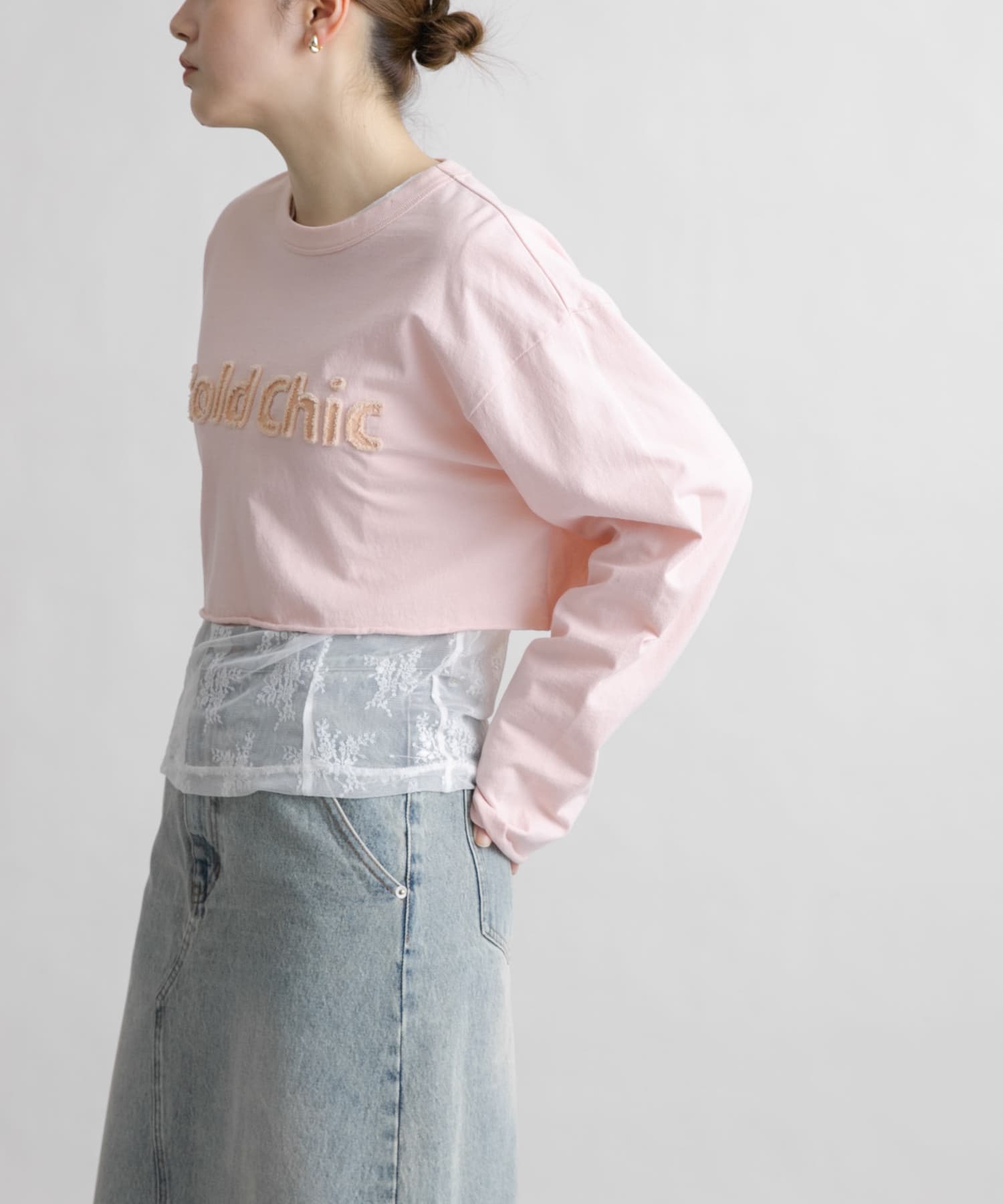 身長：160cm サイズ：one