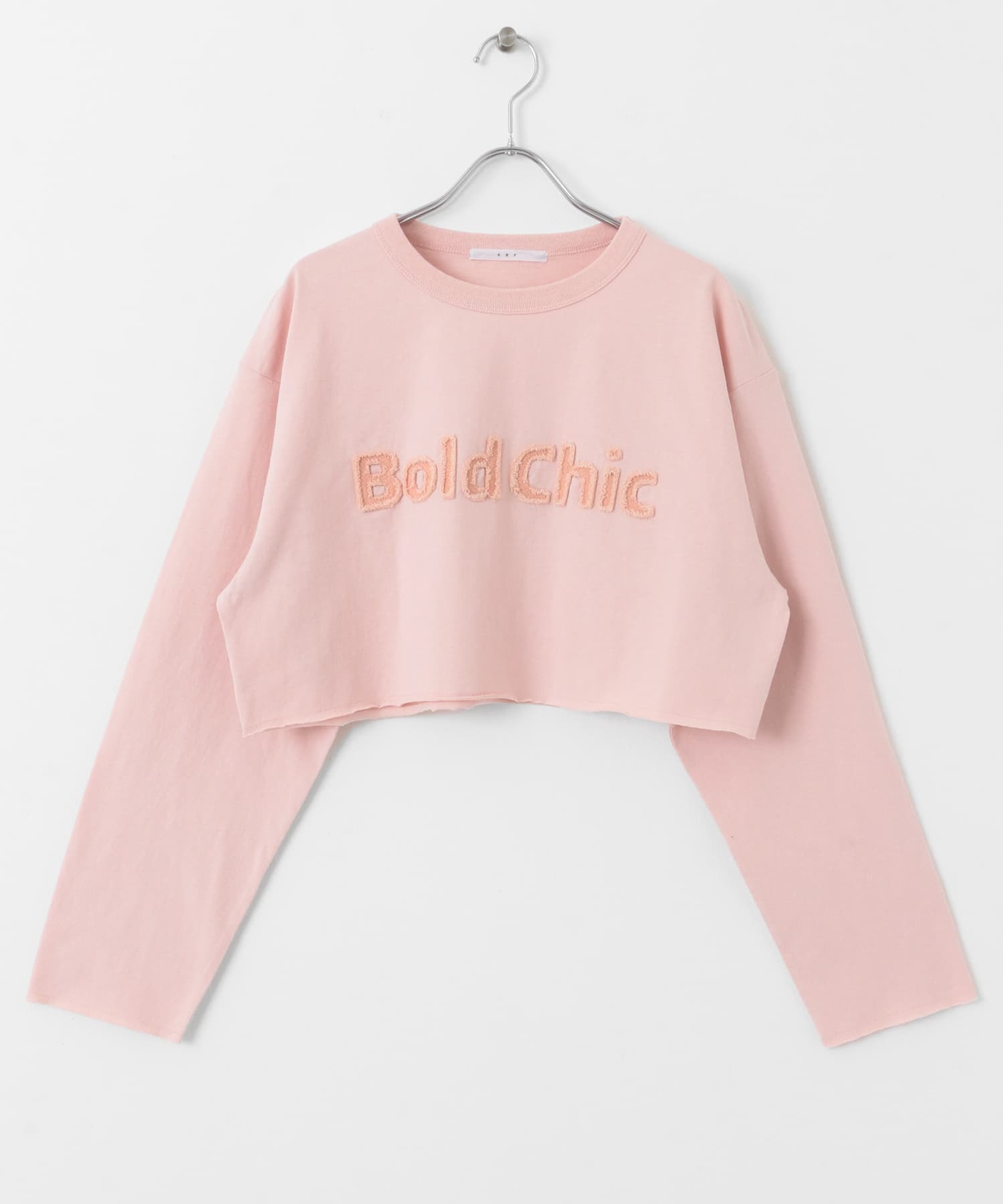 パッチワークロゴTEE PINK one