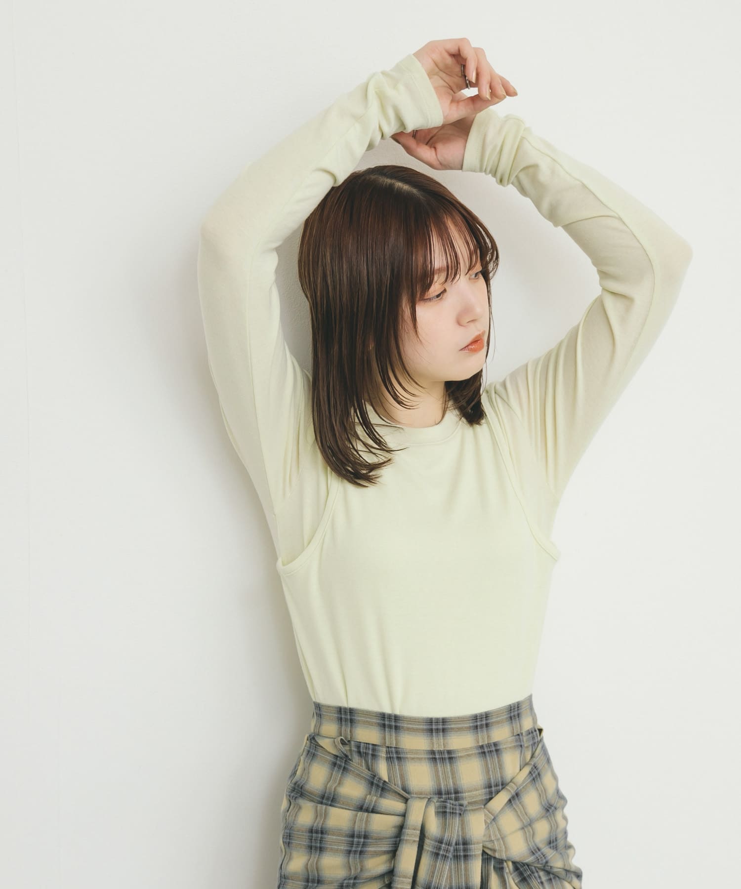 身長：160cm サイズ：one