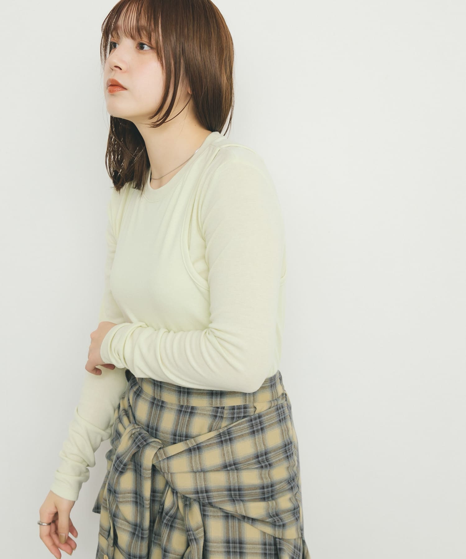 身長：160cm サイズ：one