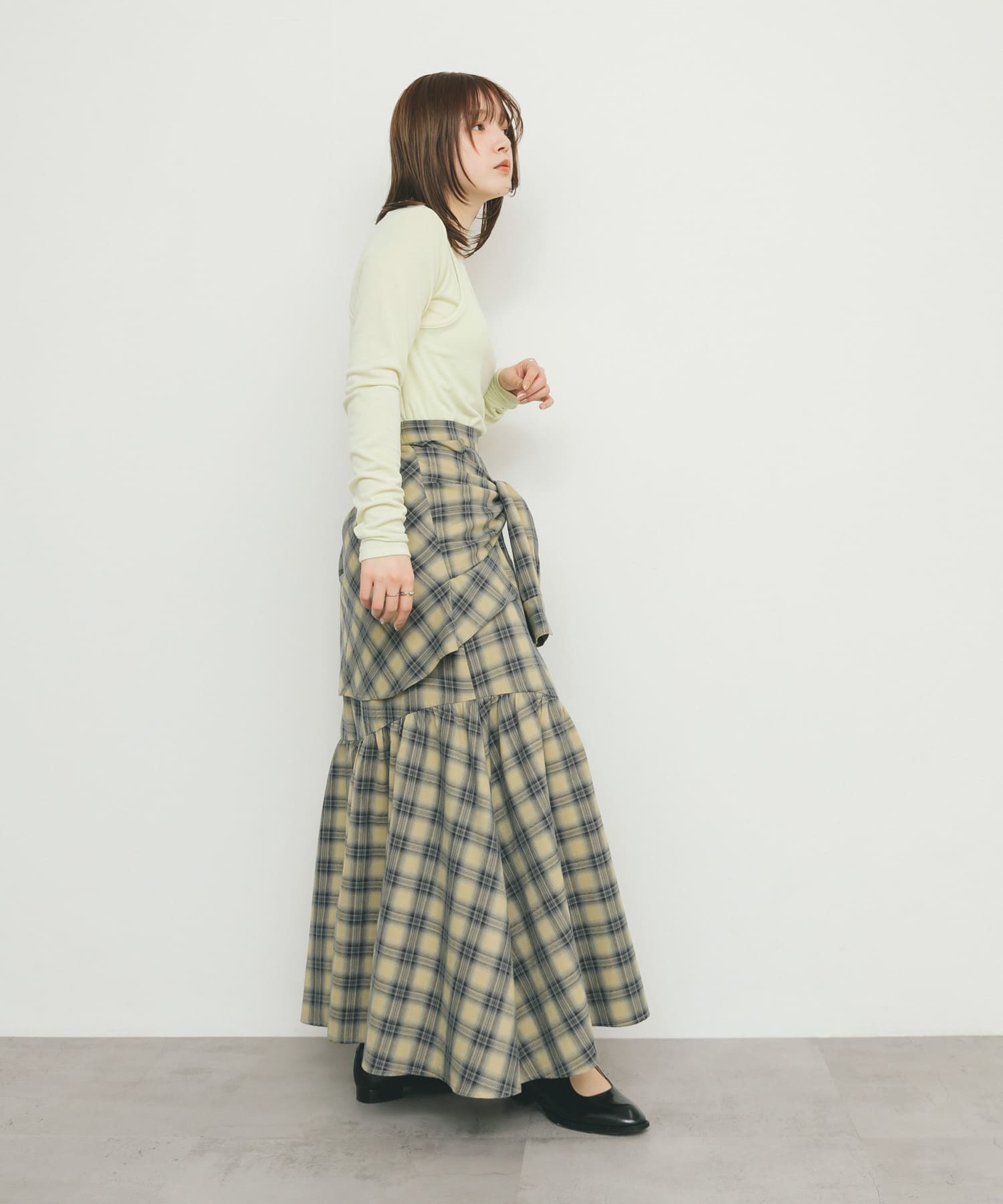 身長：160cm サイズ：one