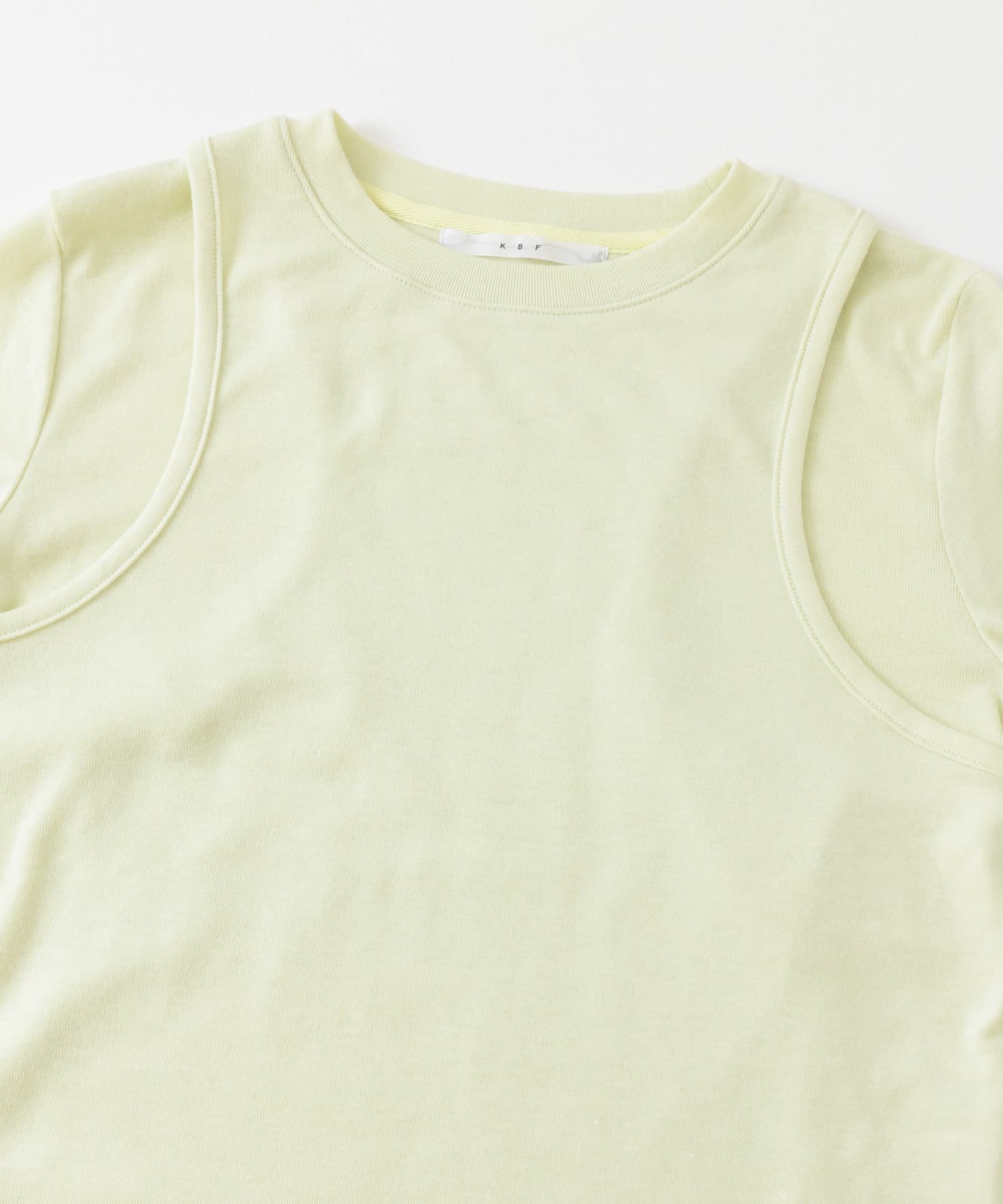 レイヤードライクロンTEE L.GREEN one