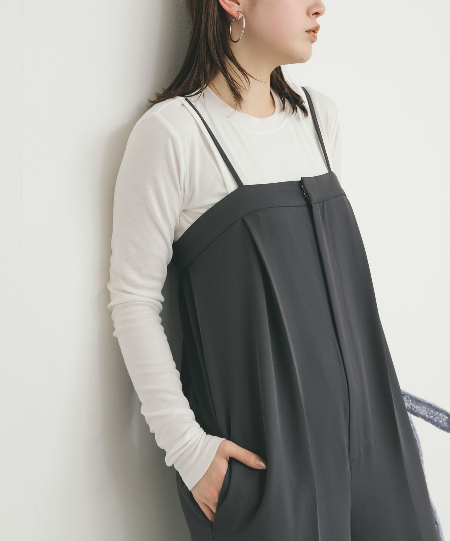 身長：160cm サイズ：one