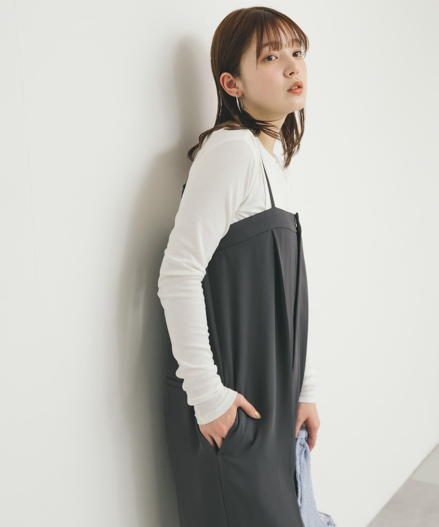 身長：160cm サイズ：one