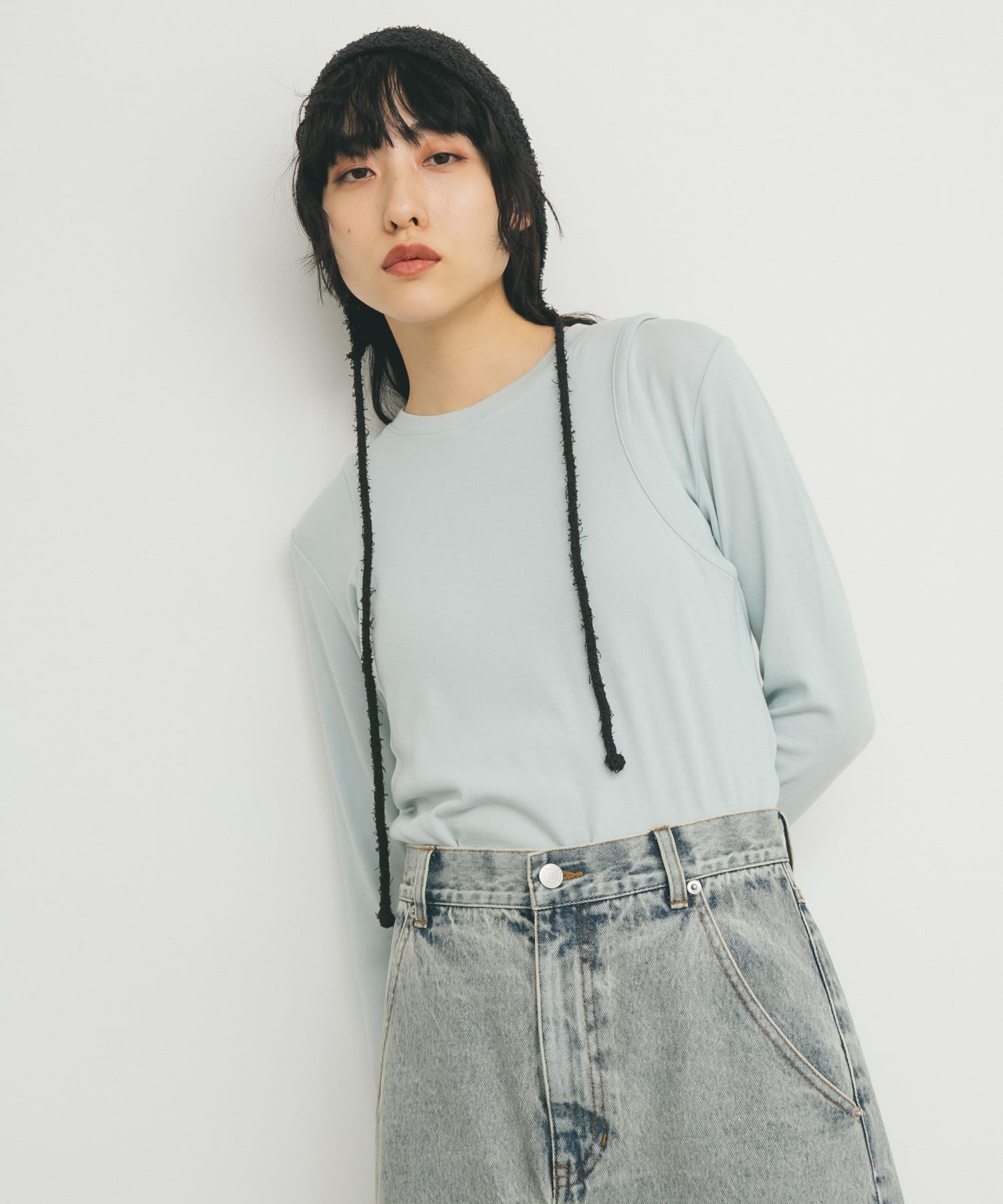 身長：160cm サイズ：one
