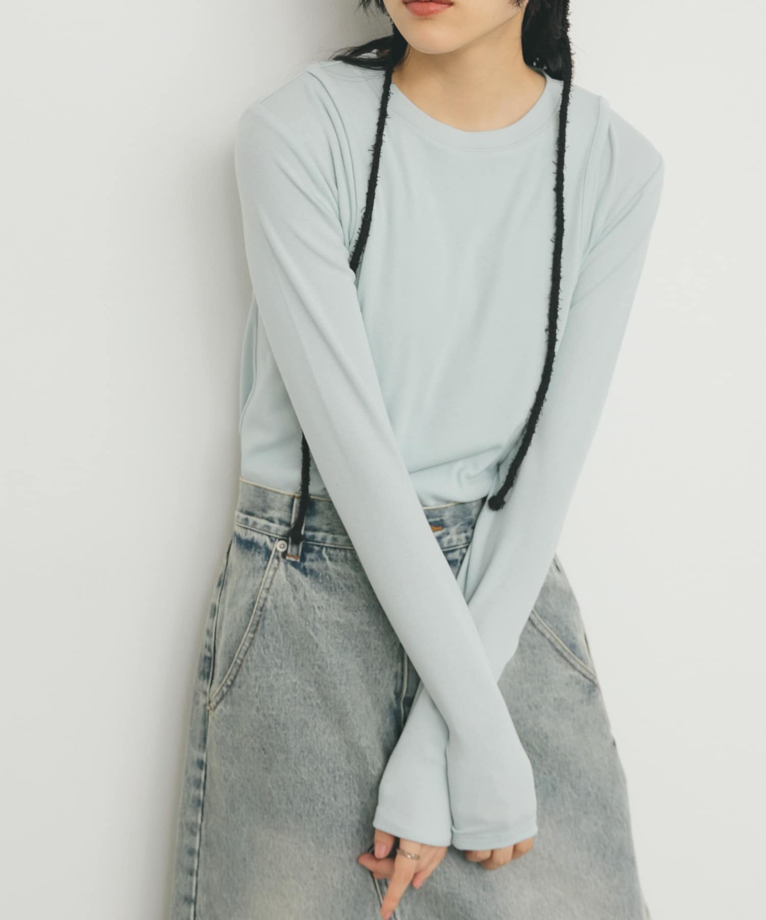 身長：160cm サイズ：one