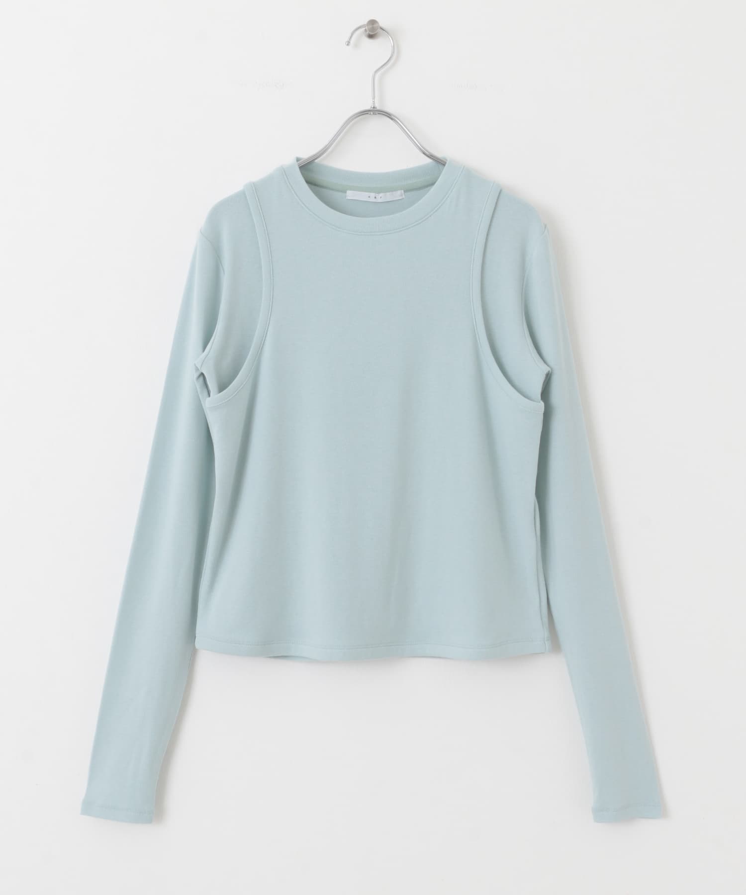 レイヤードライクロンTEE L.BLUE one