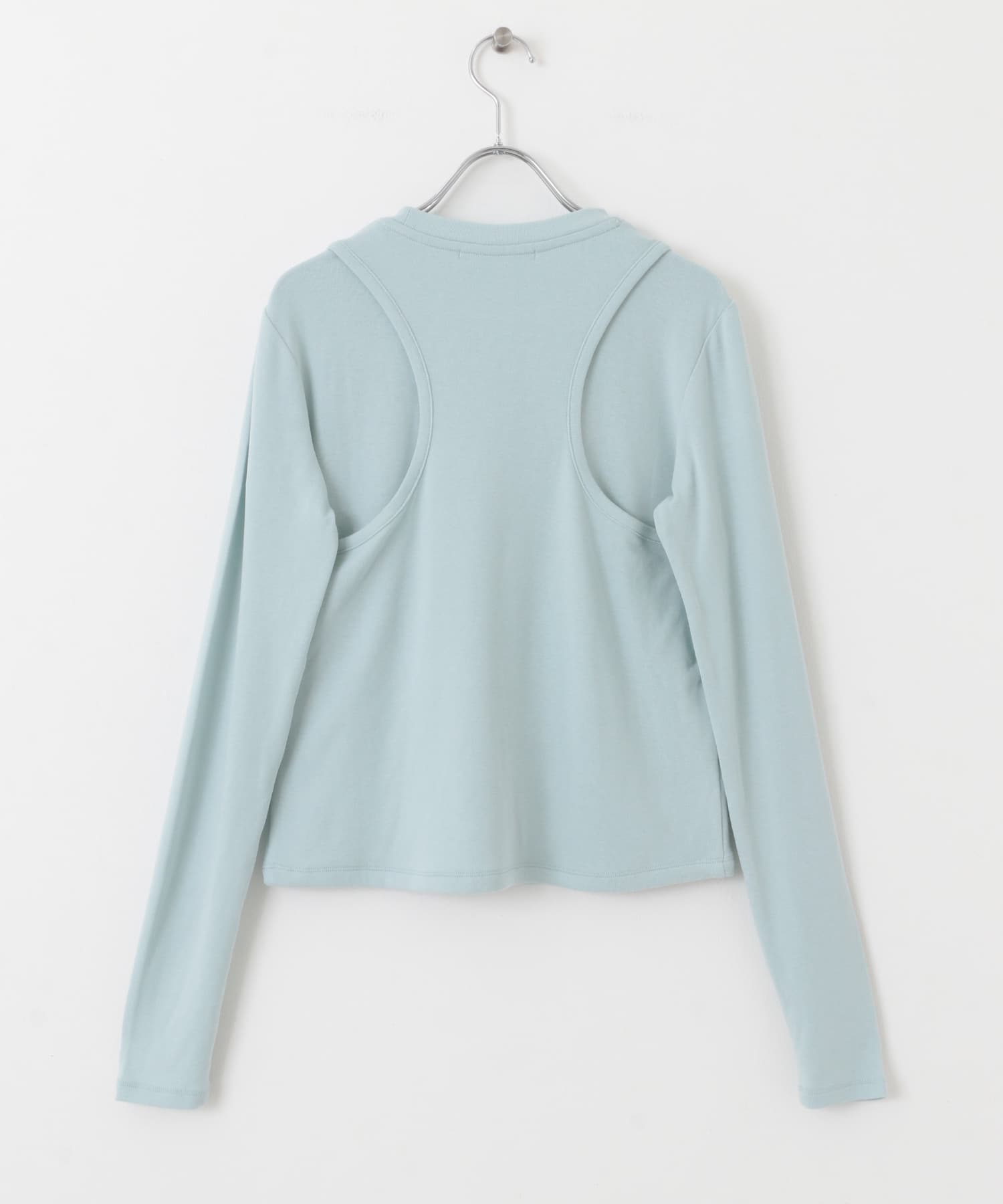 レイヤードライクロンTEE L.BLUE one