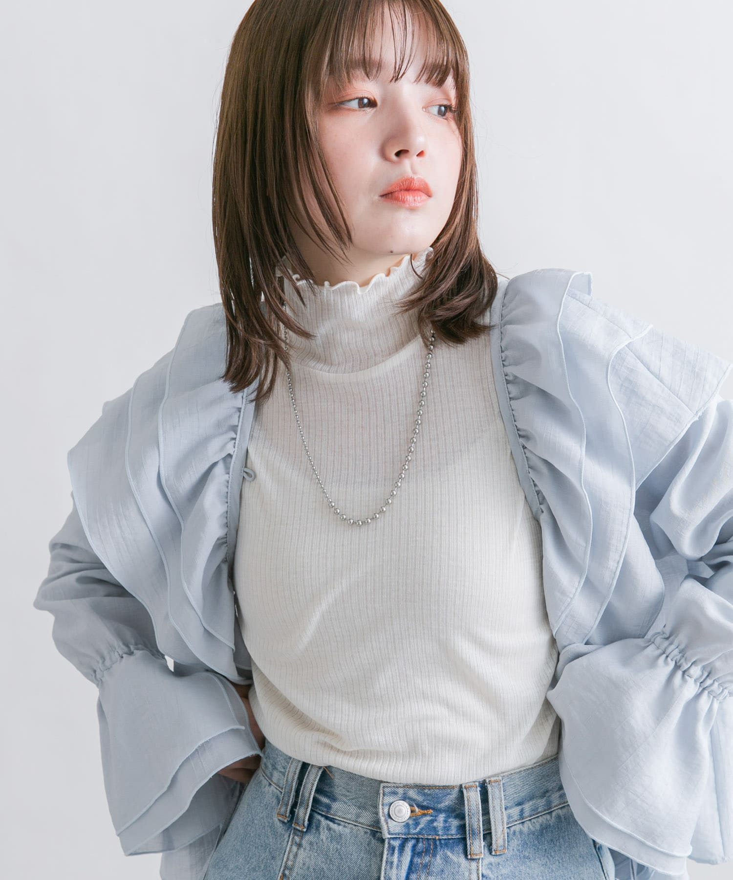 身長：160cm サイズ：one