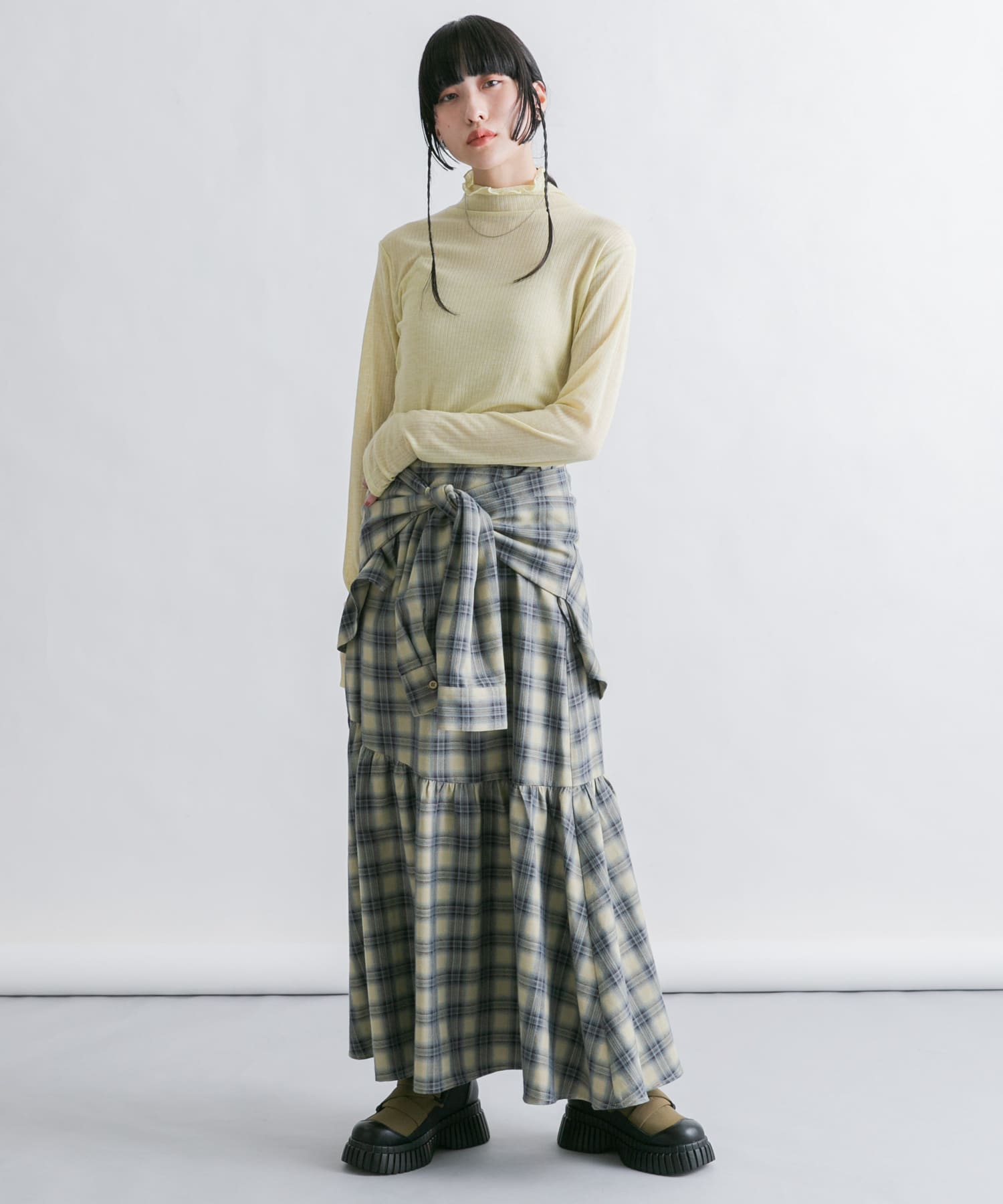 身長：160cm サイズ：one