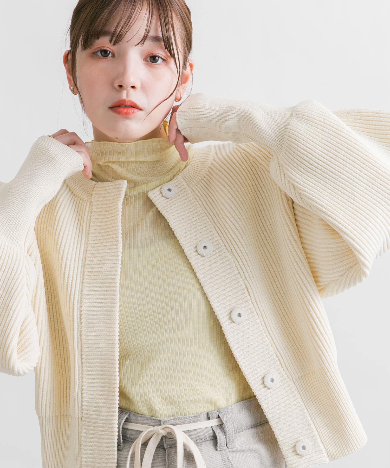 身長：160cm サイズ：one