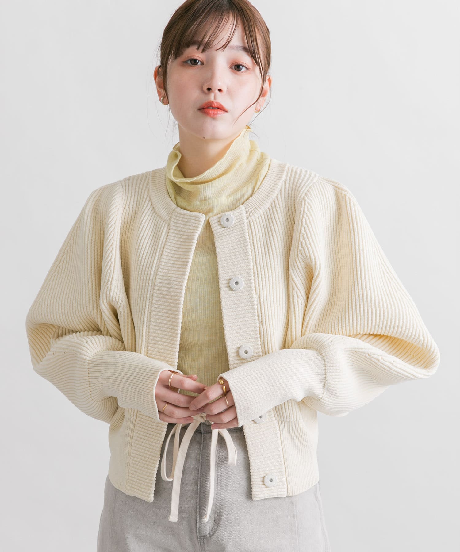 身長：160cm サイズ：one