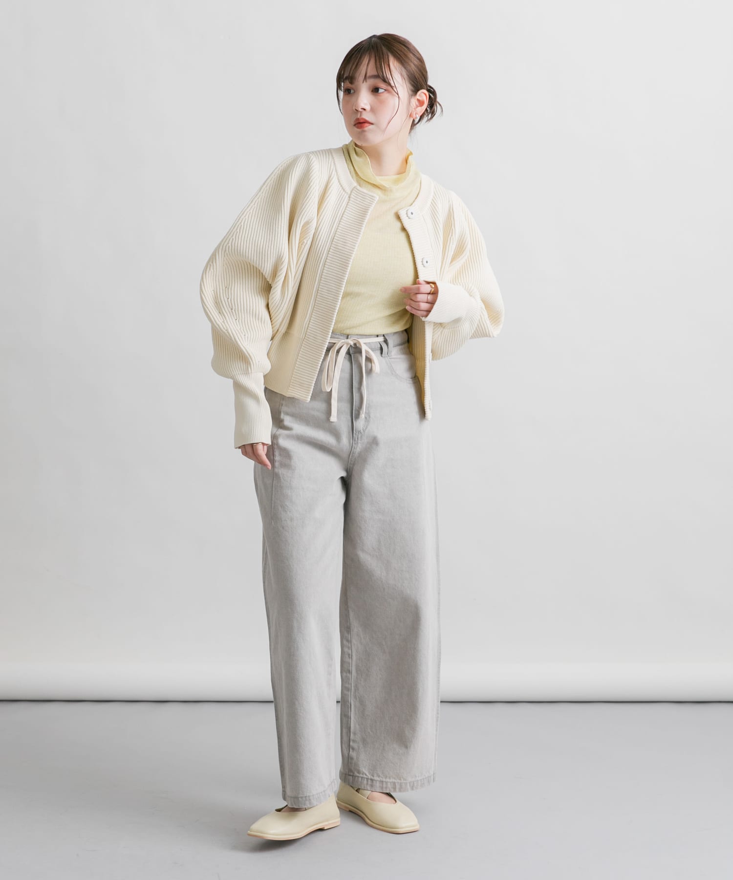 身長：160cm サイズ：one