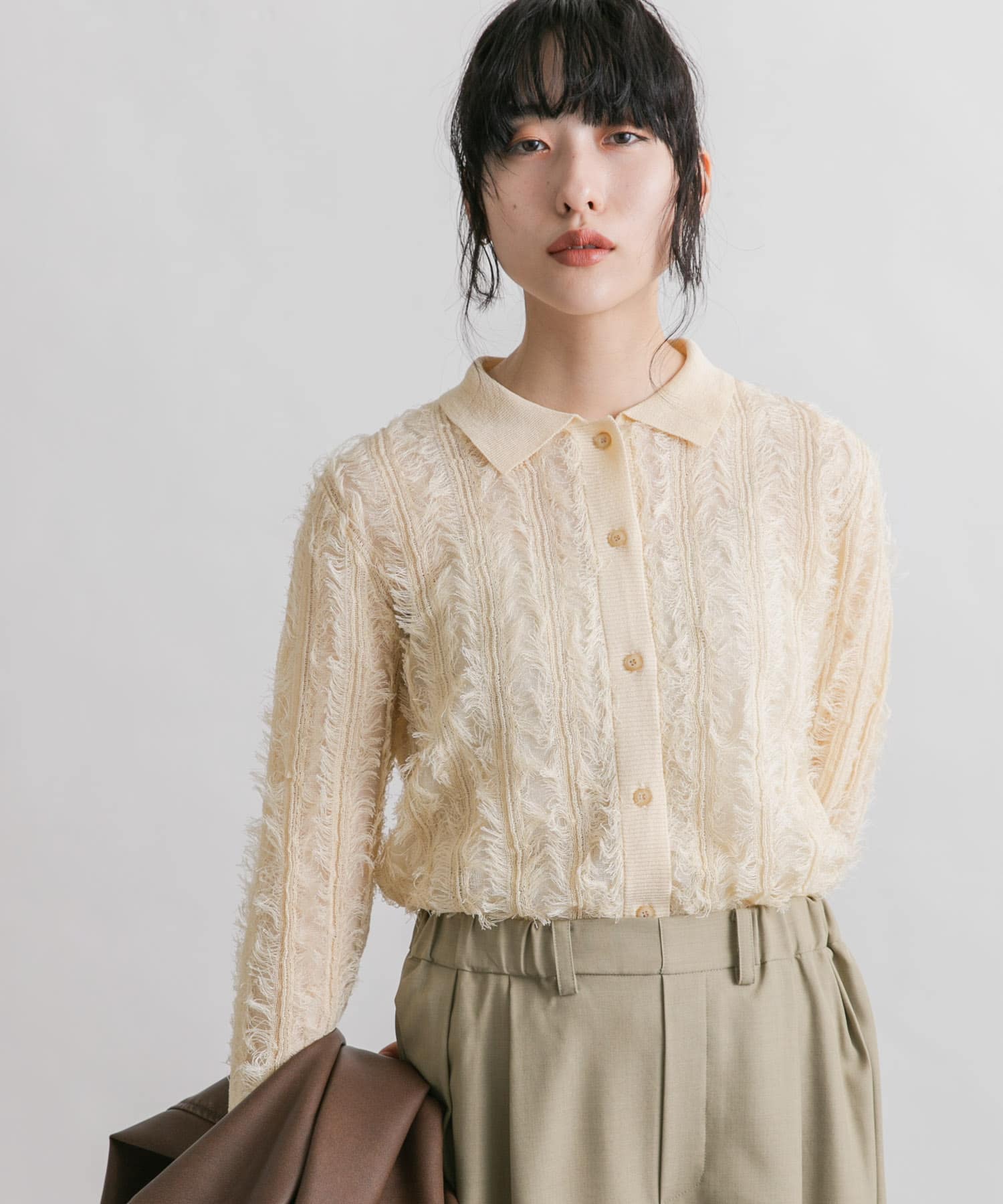 身長：160cm サイズ：one