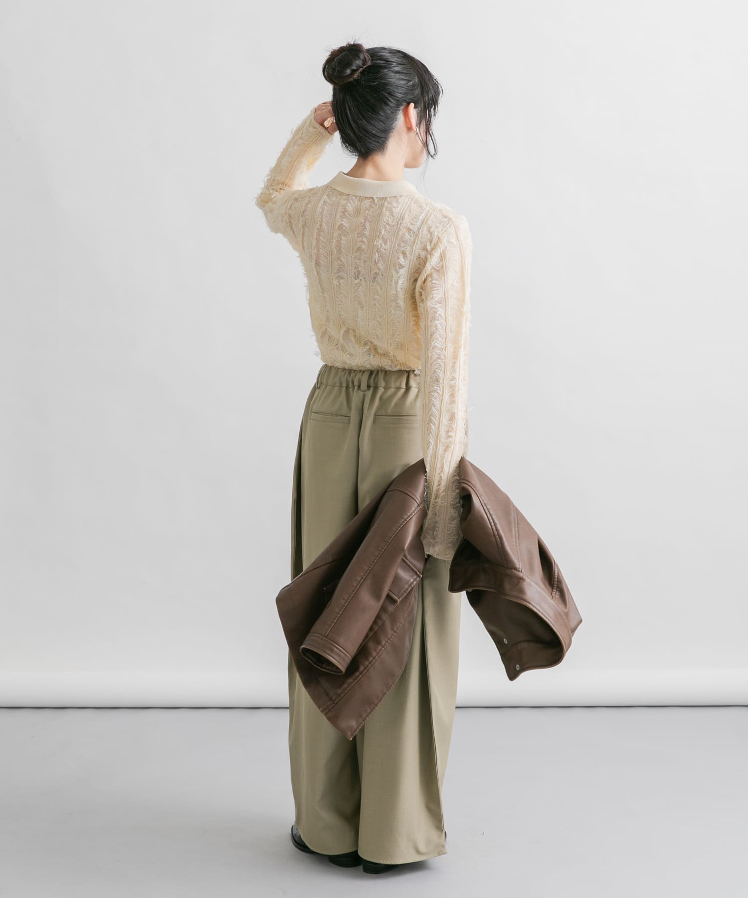 身長：160cm サイズ：one