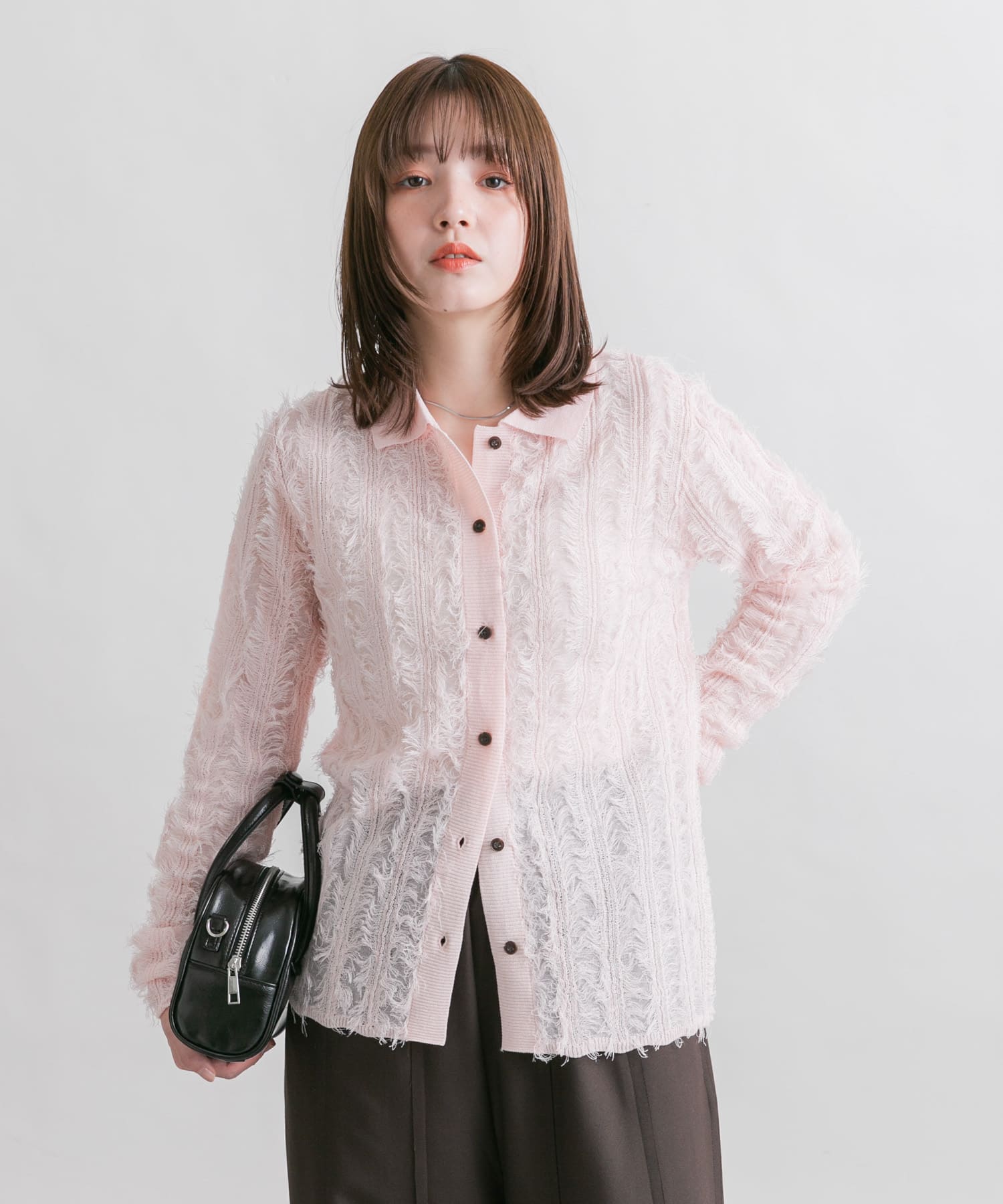 身長：160cm サイズ：one