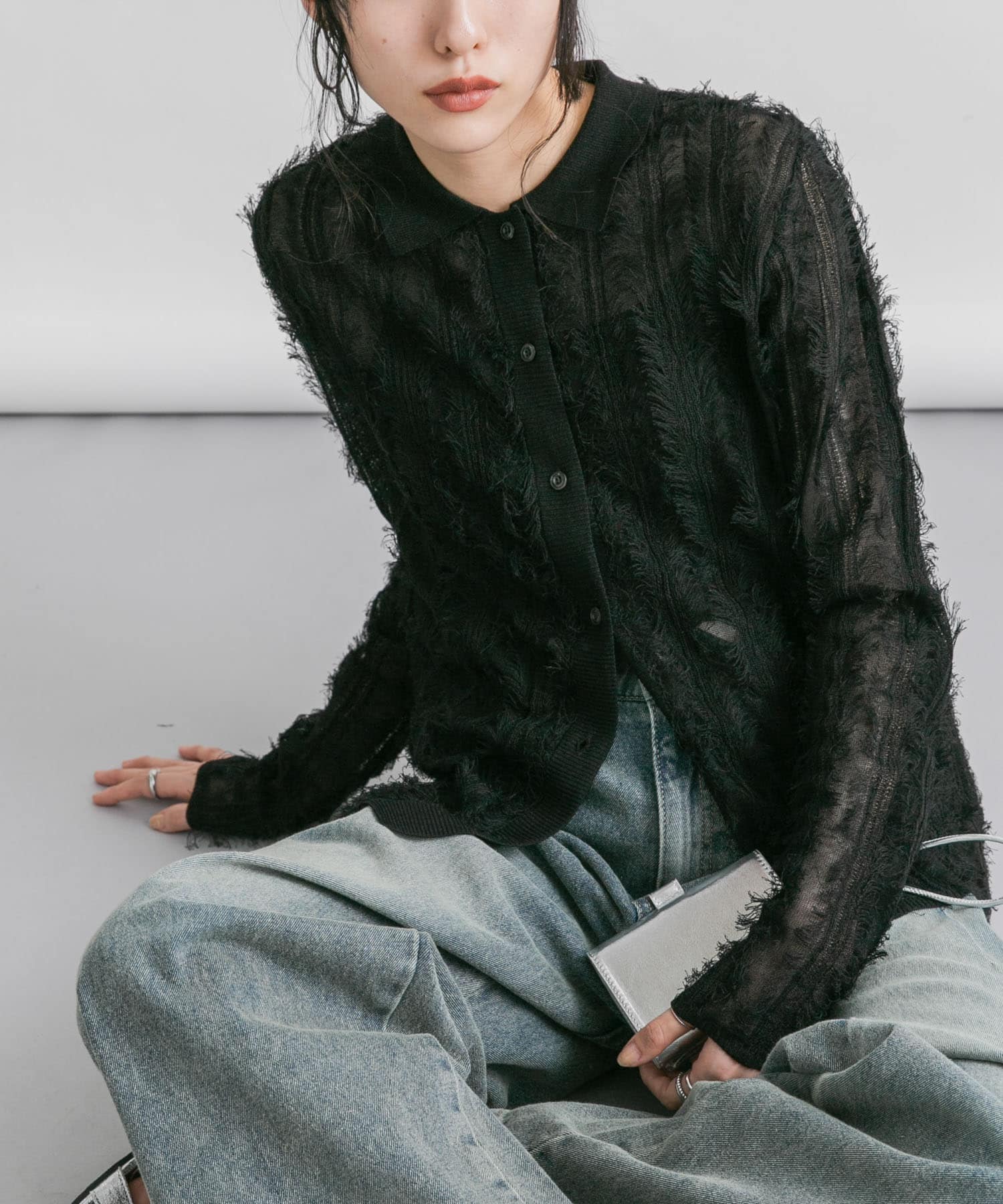 k_bear29ページ COLLECTION] High Gauge Knit Oversized Cardigan – Graphpaper
