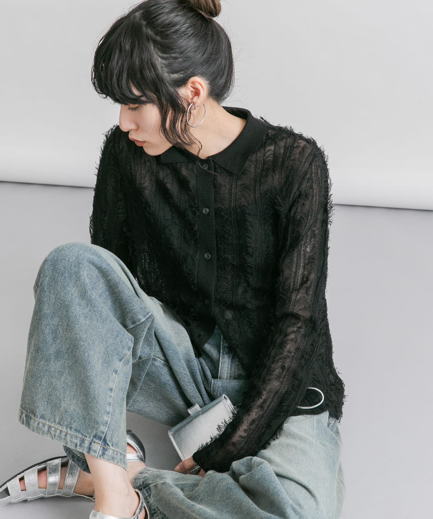 身長：160cm サイズ：one