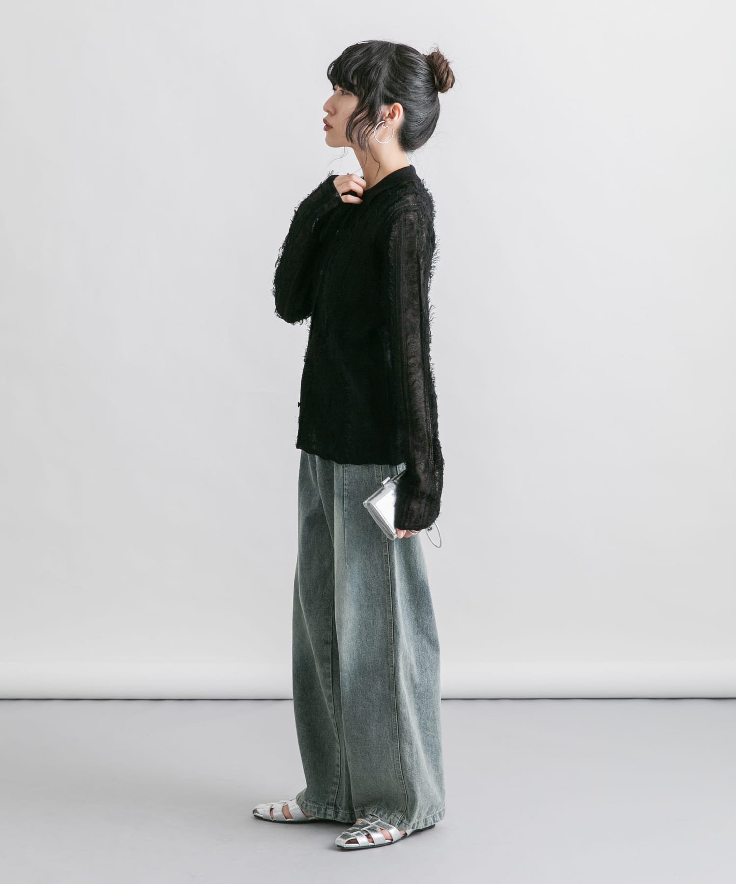 身長：160cm サイズ：one