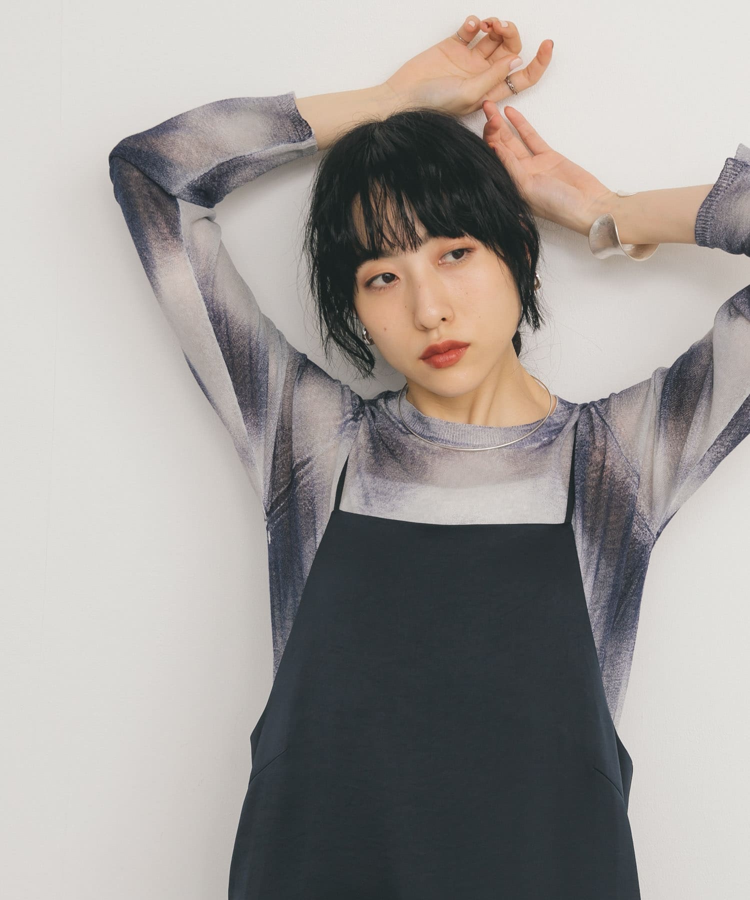 身長：160cm サイズ：one