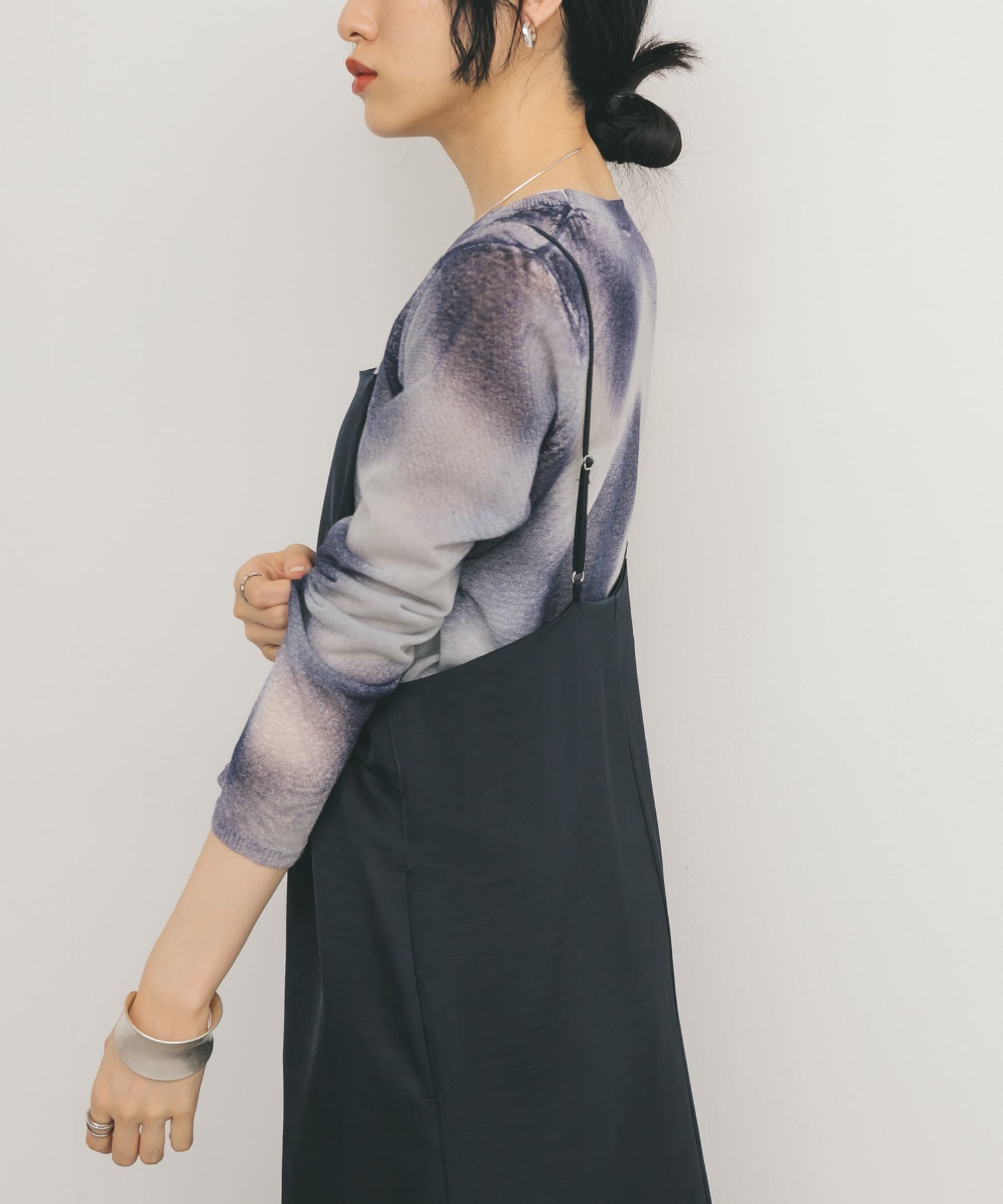 身長：160cm サイズ：one