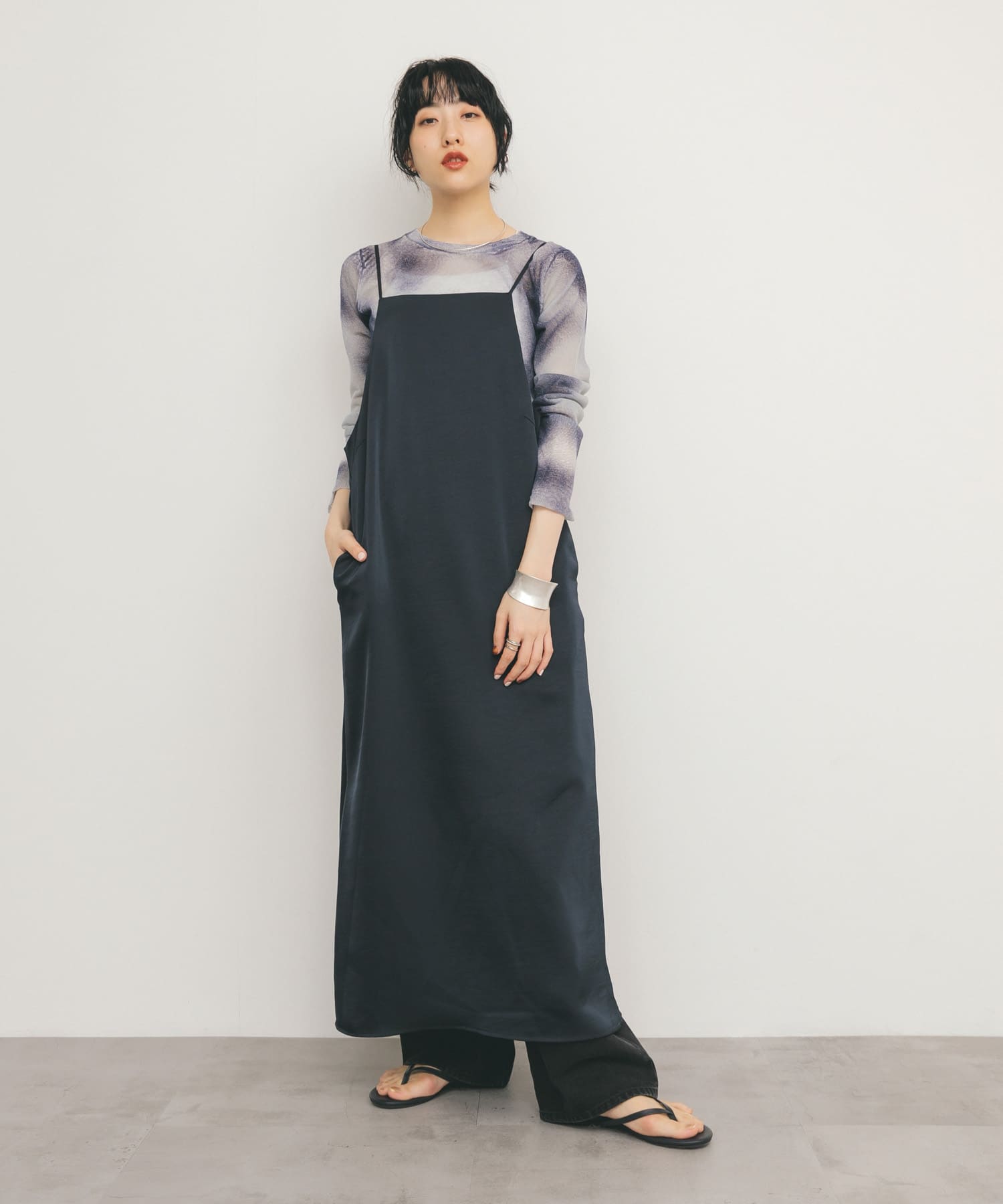 身長：160cm サイズ：one