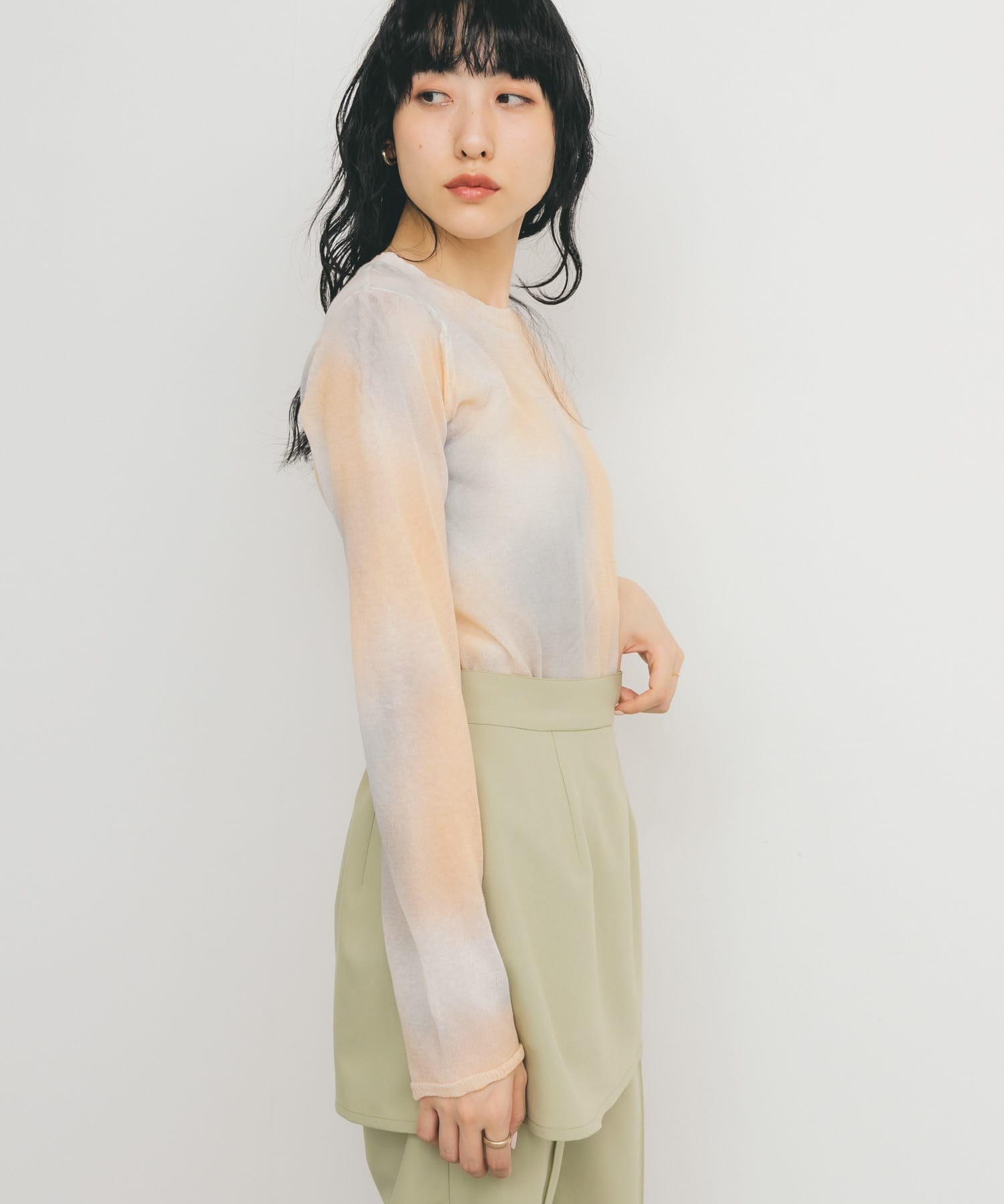 身長：160cm サイズ：one