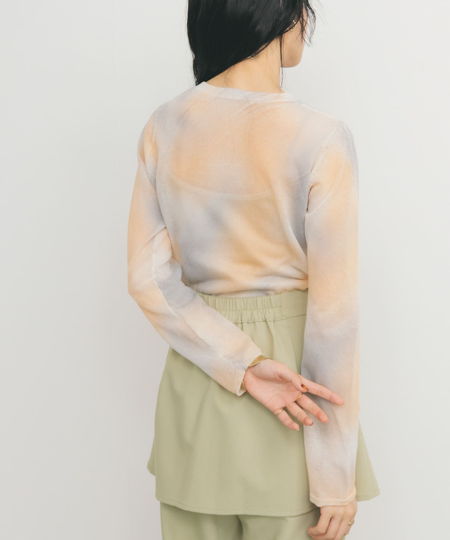 身長：160cm サイズ：one