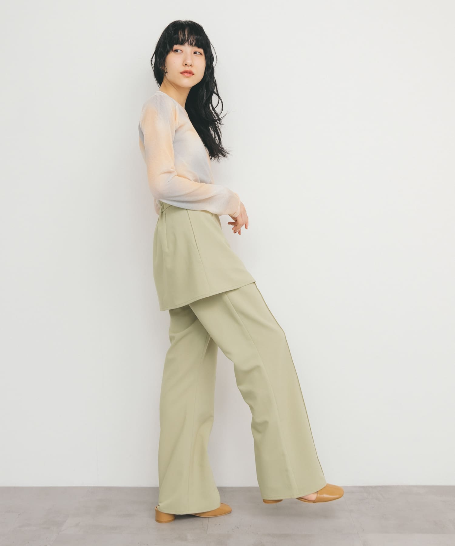 身長：160cm サイズ：one