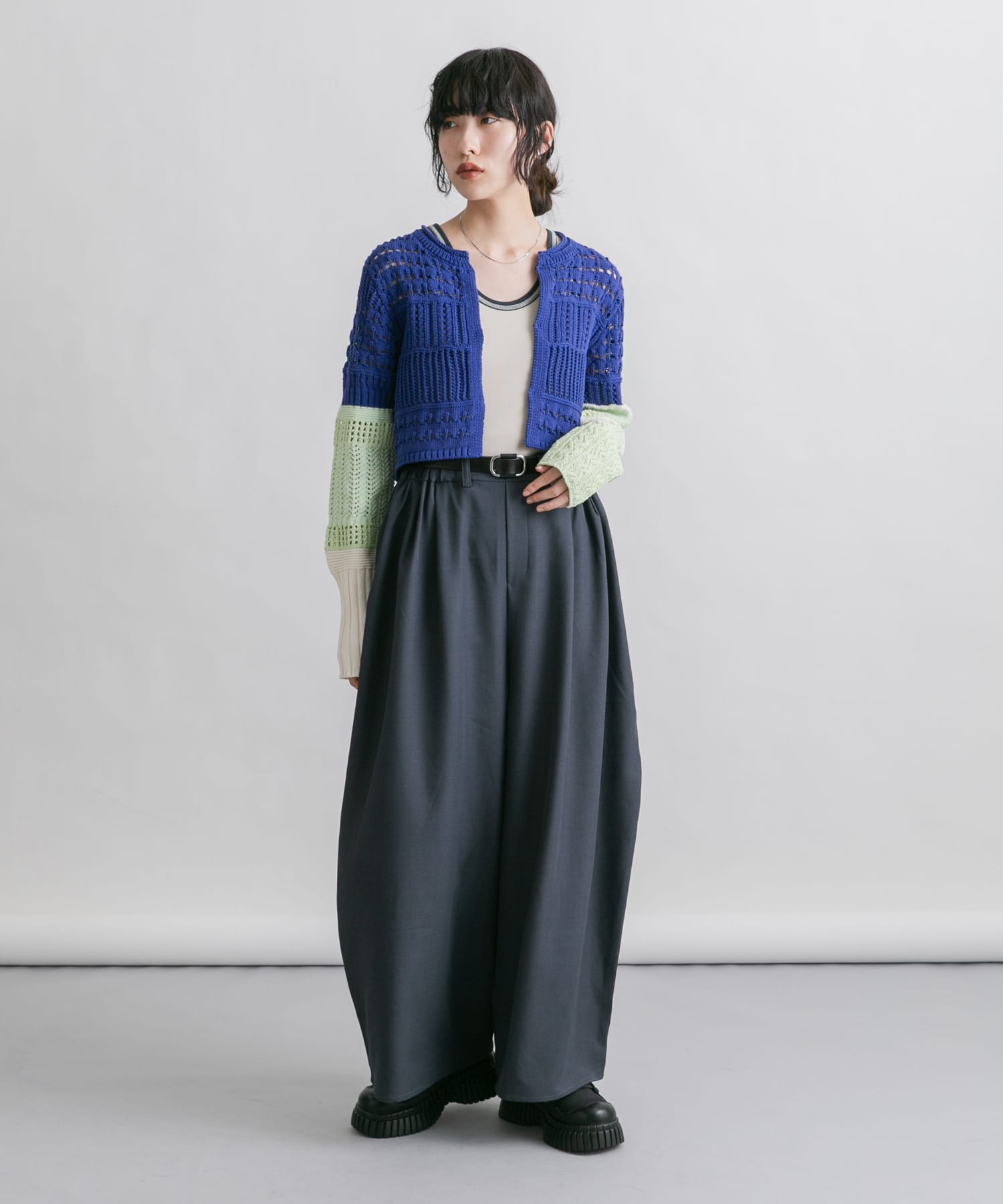 身長：160cm サイズ：one