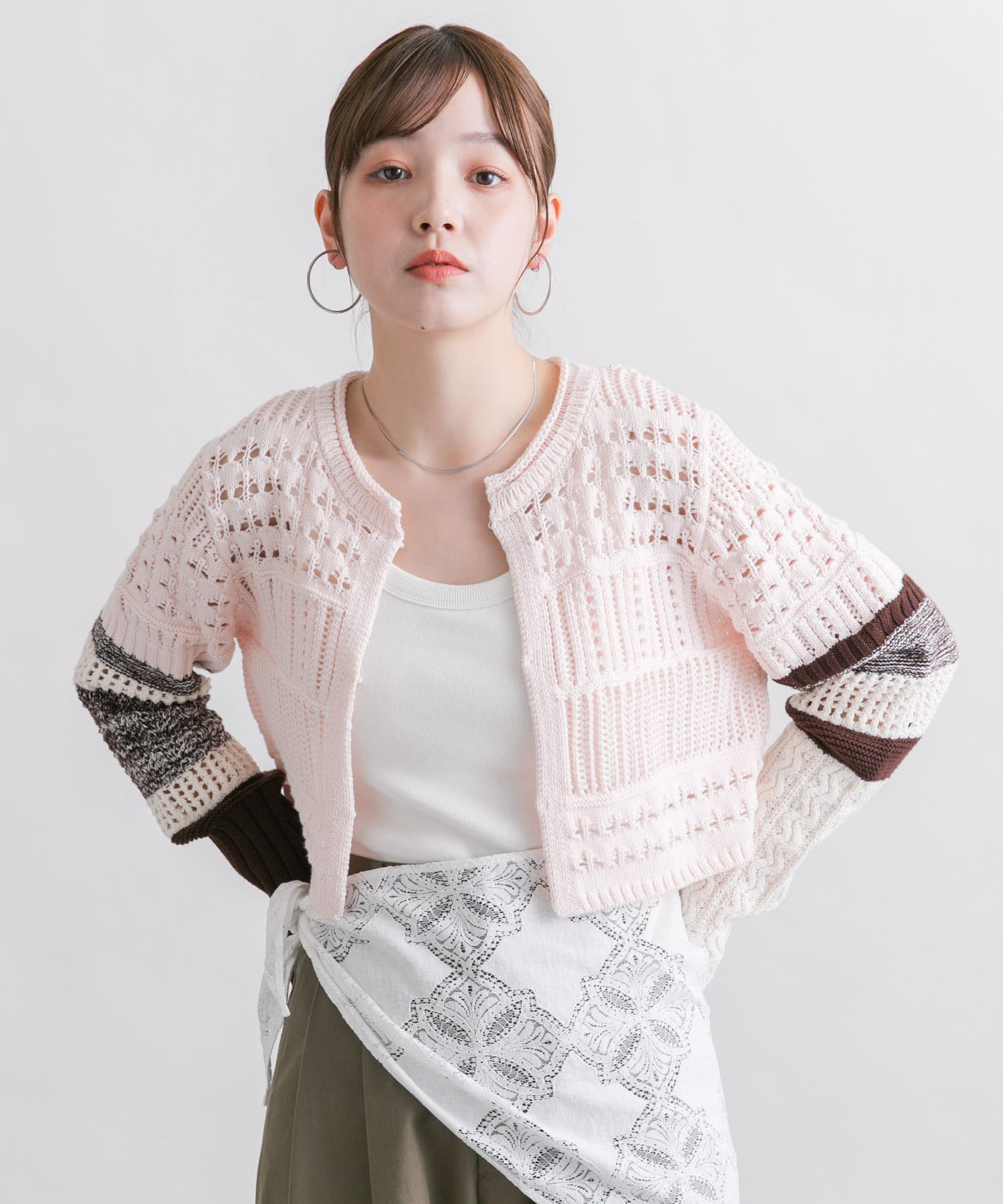 身長：160cm サイズ：one