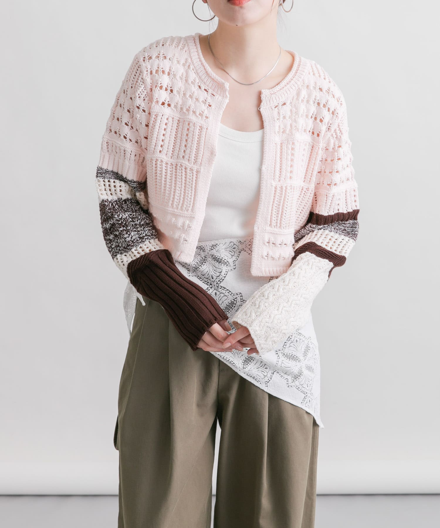 身長：160cm サイズ：one