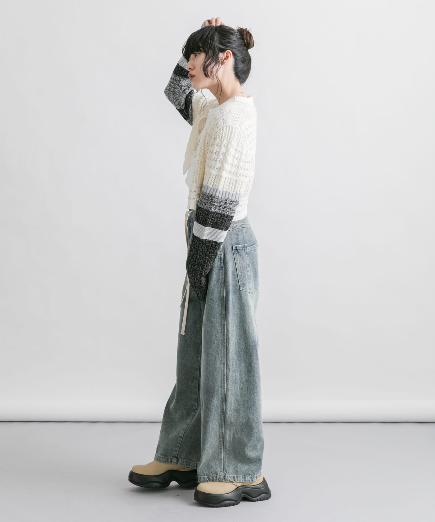 身長：160cm サイズ：one